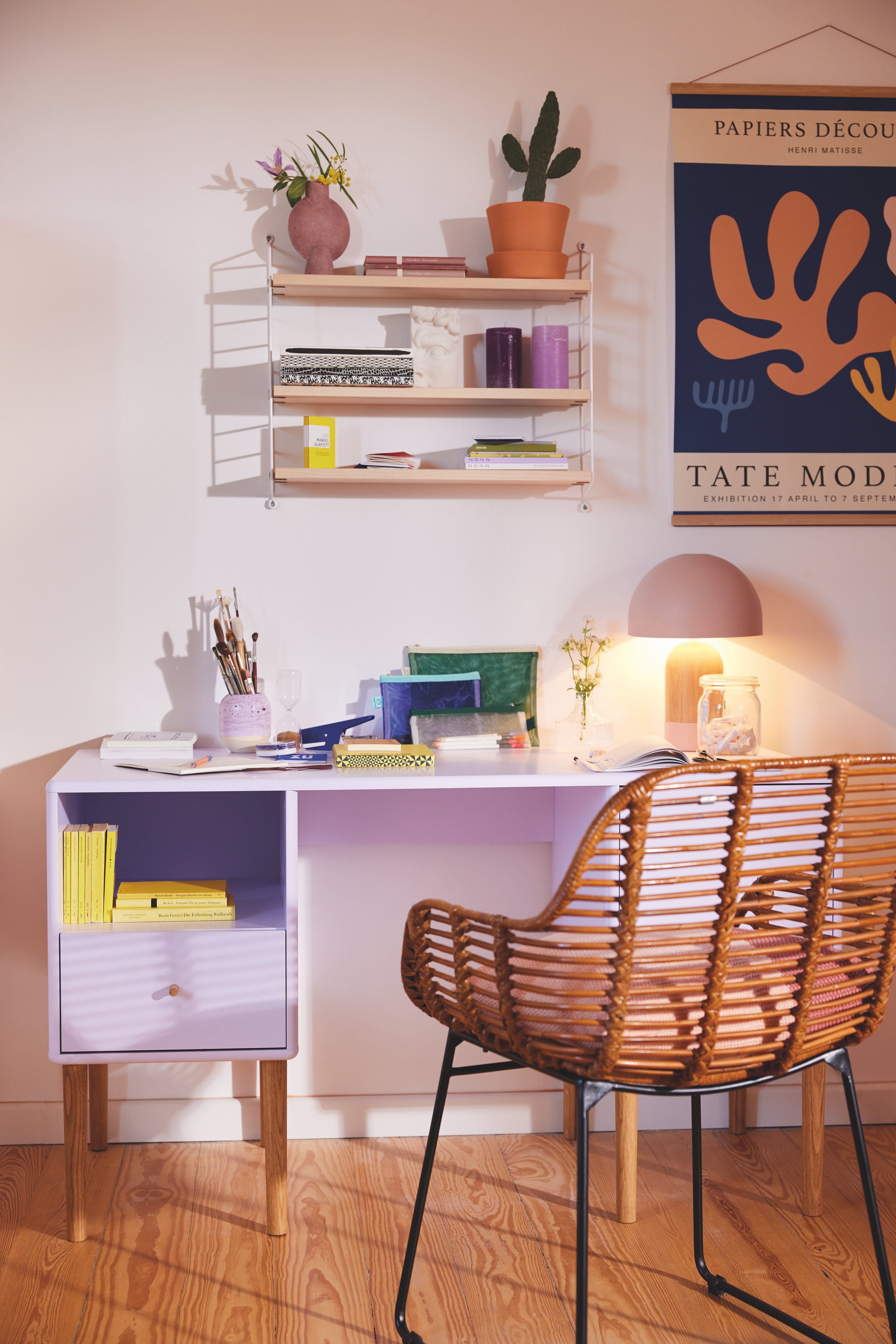 HOME OF COLORS Schreibtisch COLOR LIVING Desk - in vier schönen Farben, hochwertig lackierter Schreibtisch - rare Einzelstücke