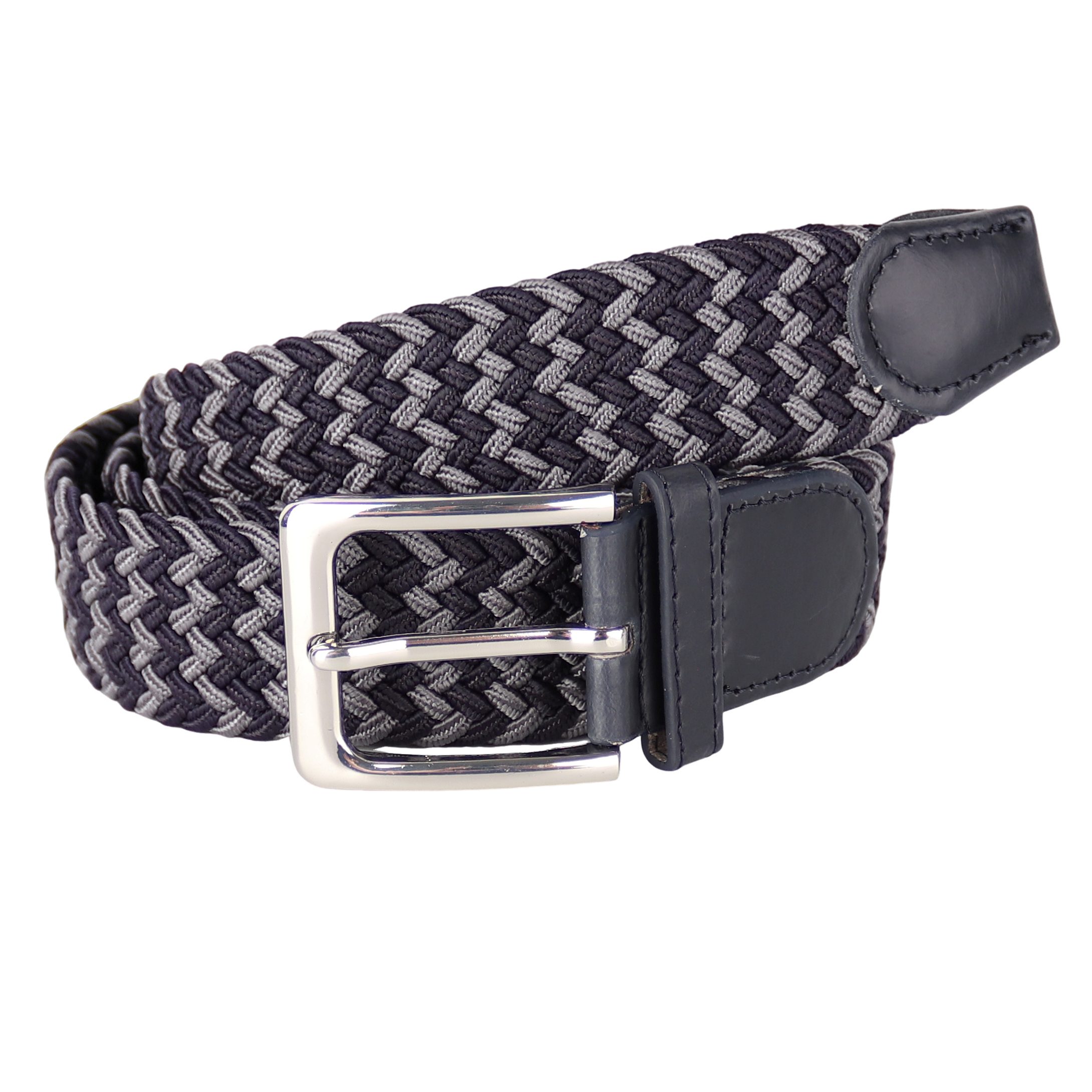 MIRROSI Flechtgürtel Elastischer Stoffgürtel Flechtgürtel für Damen und Herren (3,5CM Breit, Atemungsaktiv, Super Weich) Geflochtener Stretchgürtel Dehnbarer Gürtel UNISEX