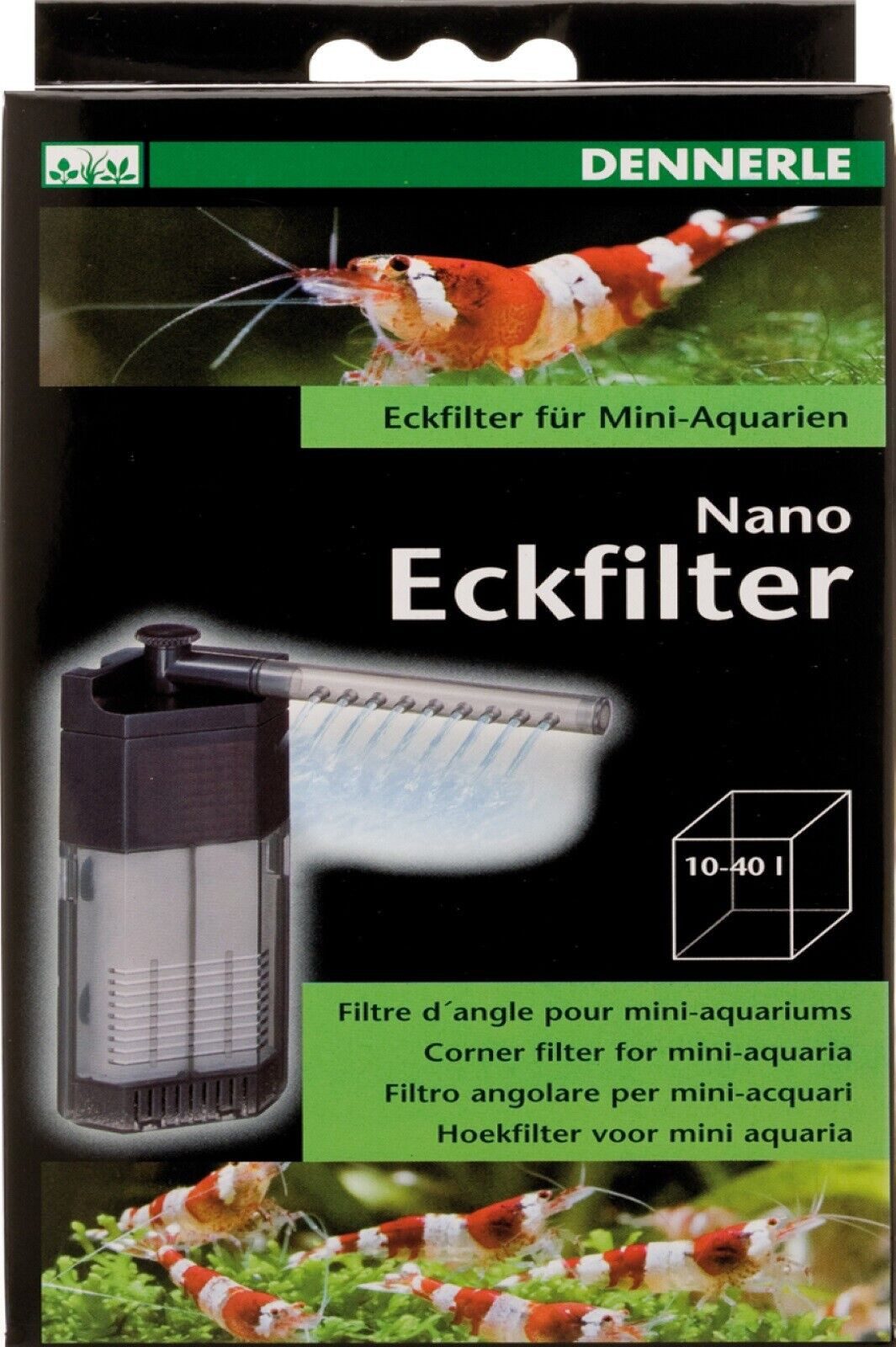 Aquariumfilter Dennerle Nano Eckfilter Innenfilter