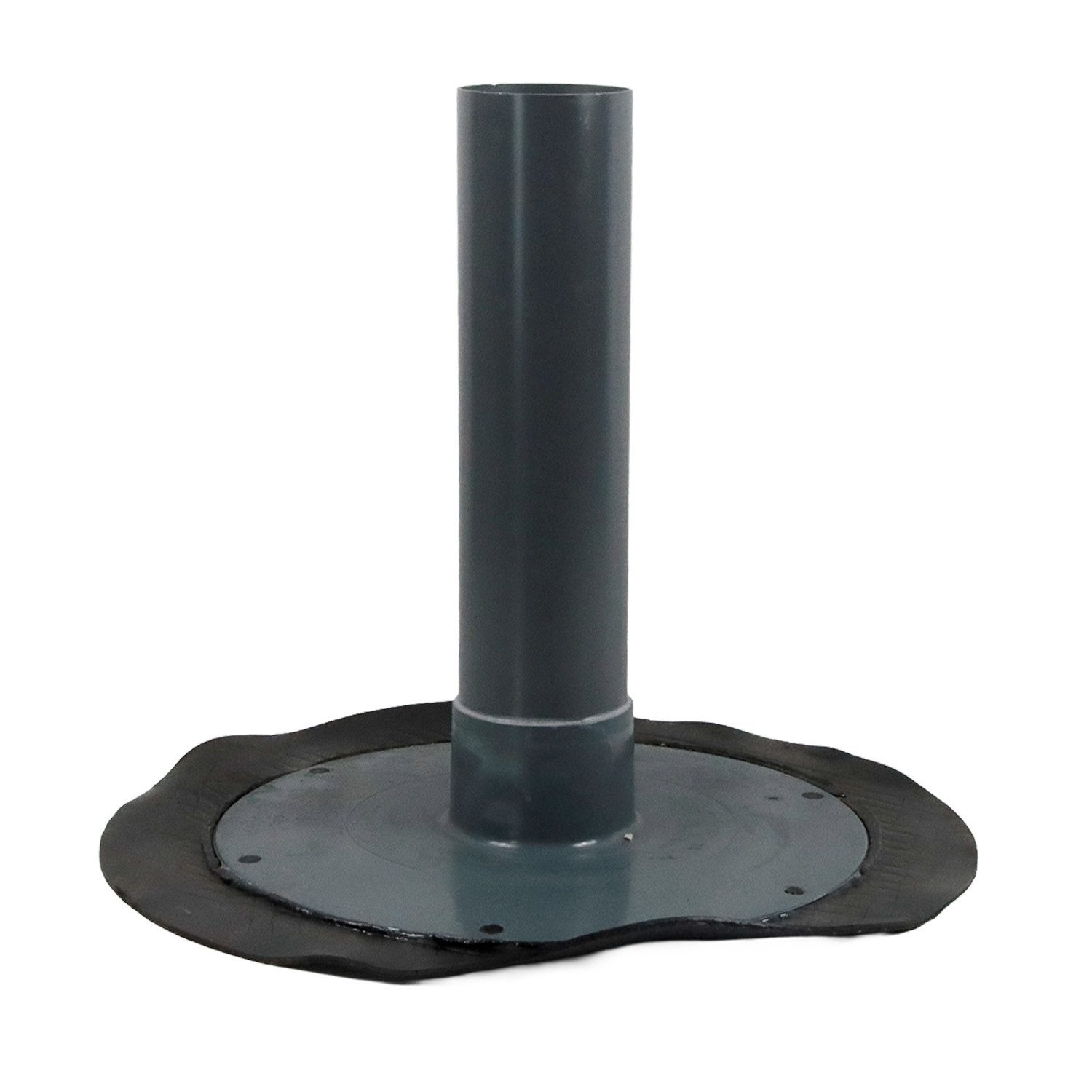 FLECK Dachdurchführung Flachdach-Unterteil mit Flasch aus Bitumen DN 90, Bitumen, Ø 9 cm