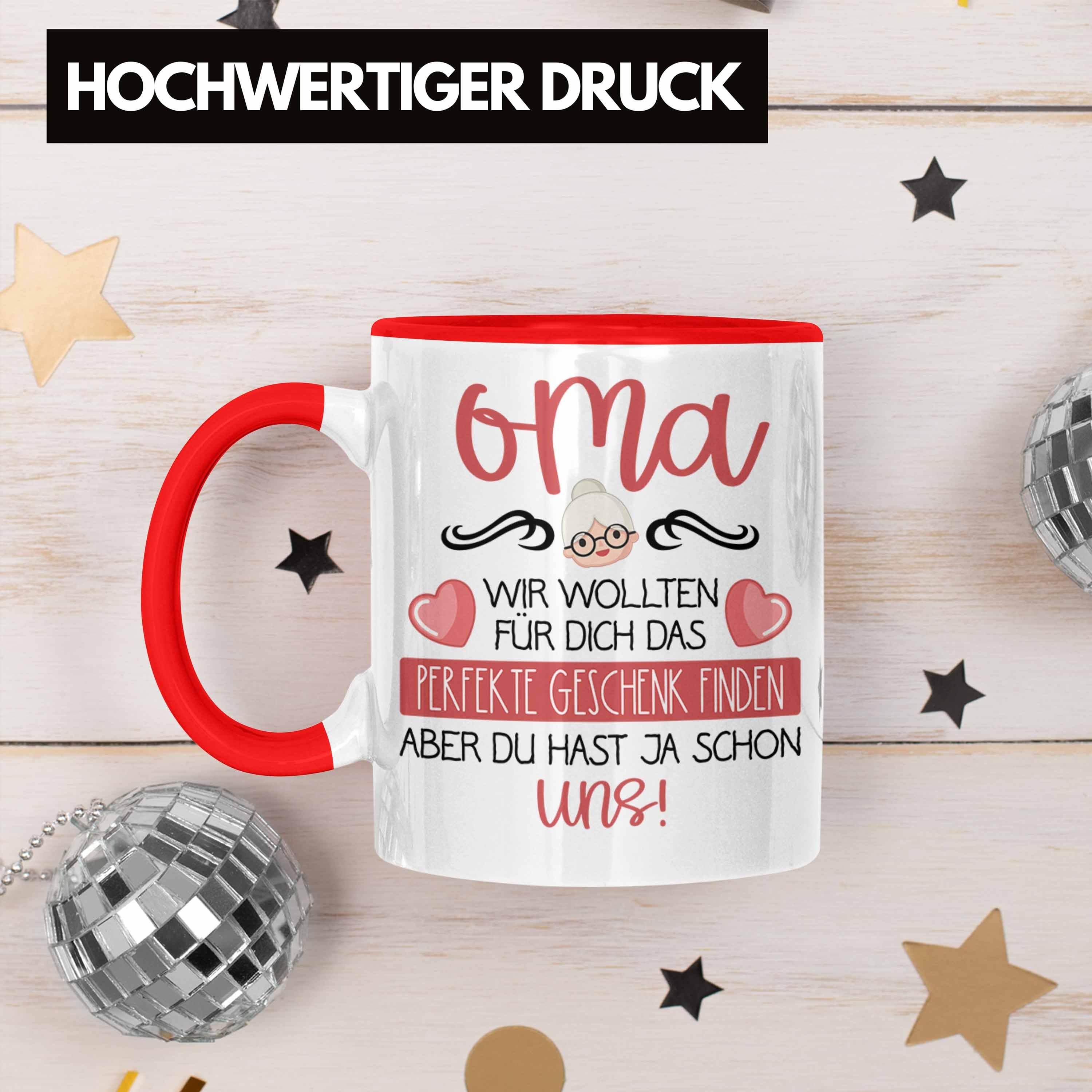 Beste Oma - Trendation Trendation Rot Enkel Tasse Lustig Geburtstagsgeschenk Geschenk Geburtstag Geschenkideen Tasse