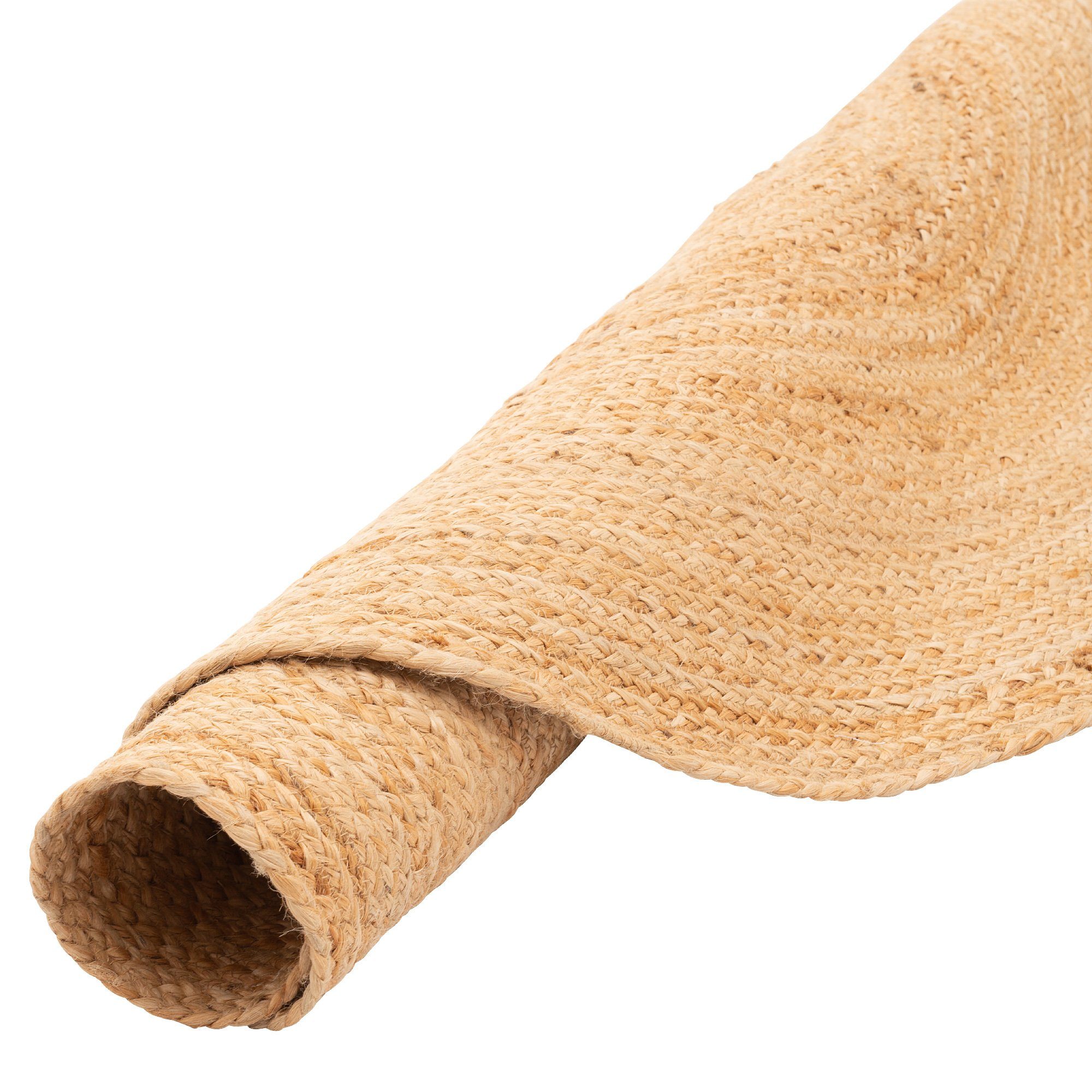 Pergamon Sisalteppich Naturfaser Teppich Jute Salsa Natur Rund, Rund, Höhe: 8 mm