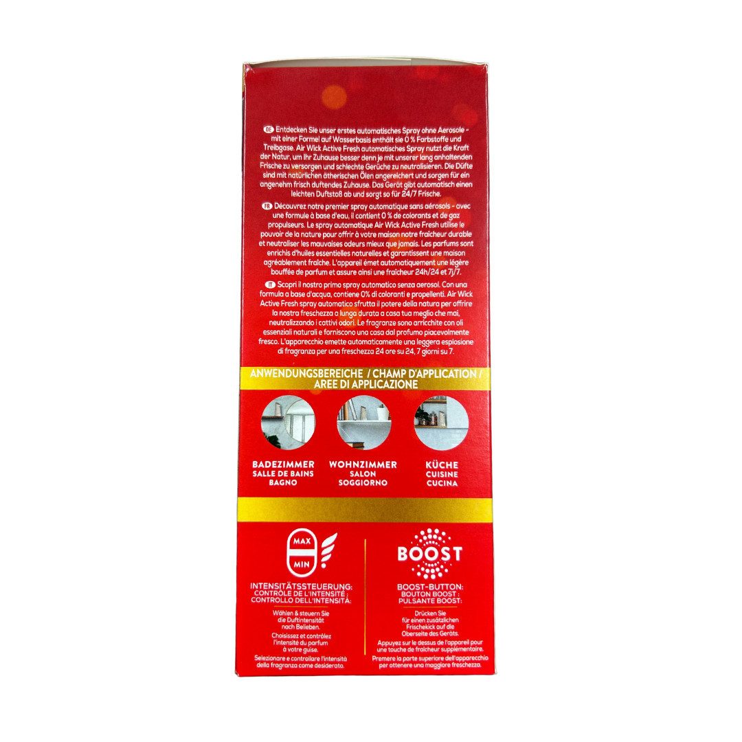 Air Wick Raumduft 24/7 Active Fresh Standgerät mit Nachfüller, Duftnote „Baked Apple & Cinnamon Joy