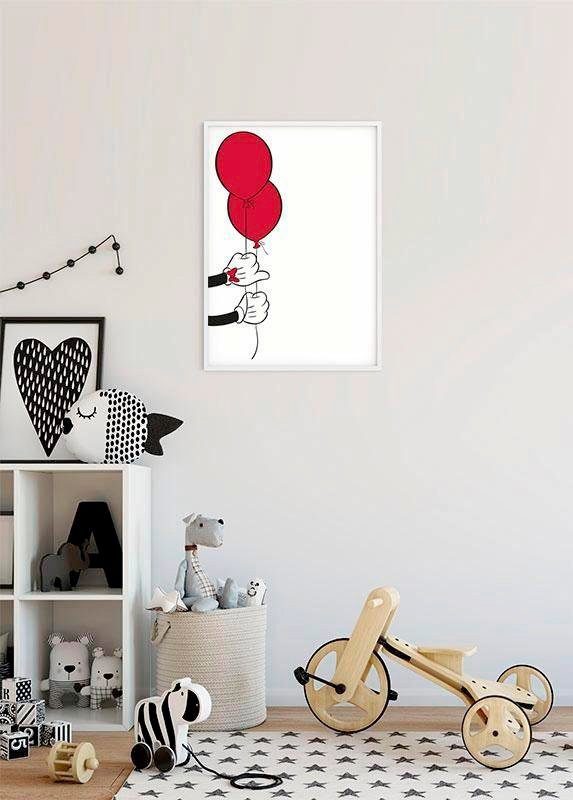 St), Mickey Poster Mouse Disney Kinderzimmer, Komar (1 Wohnzimmer Schlafzimmer, Balloon,