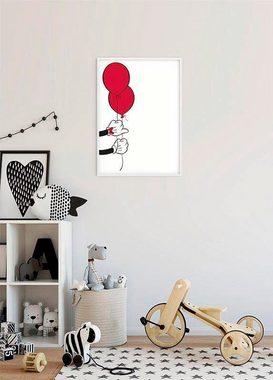 Komar Poster Mickey Mouse Balloon, Disney (1 St), Kinderzimmer, Schlafzimmer, Wohnzimmer