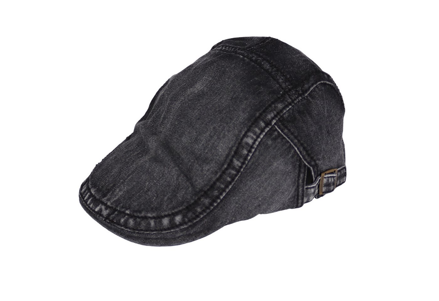 MIRROSI Schiebermütze mit Shirm, Stoff aus Jeans, aus 100% Baumwolle (Outdoor Cap, Flatcap, Feldmütze, Gatsby Cap, Herrenmütze) Atmungsaktiv, Einheitsgröße, Unisex, Damen Herren