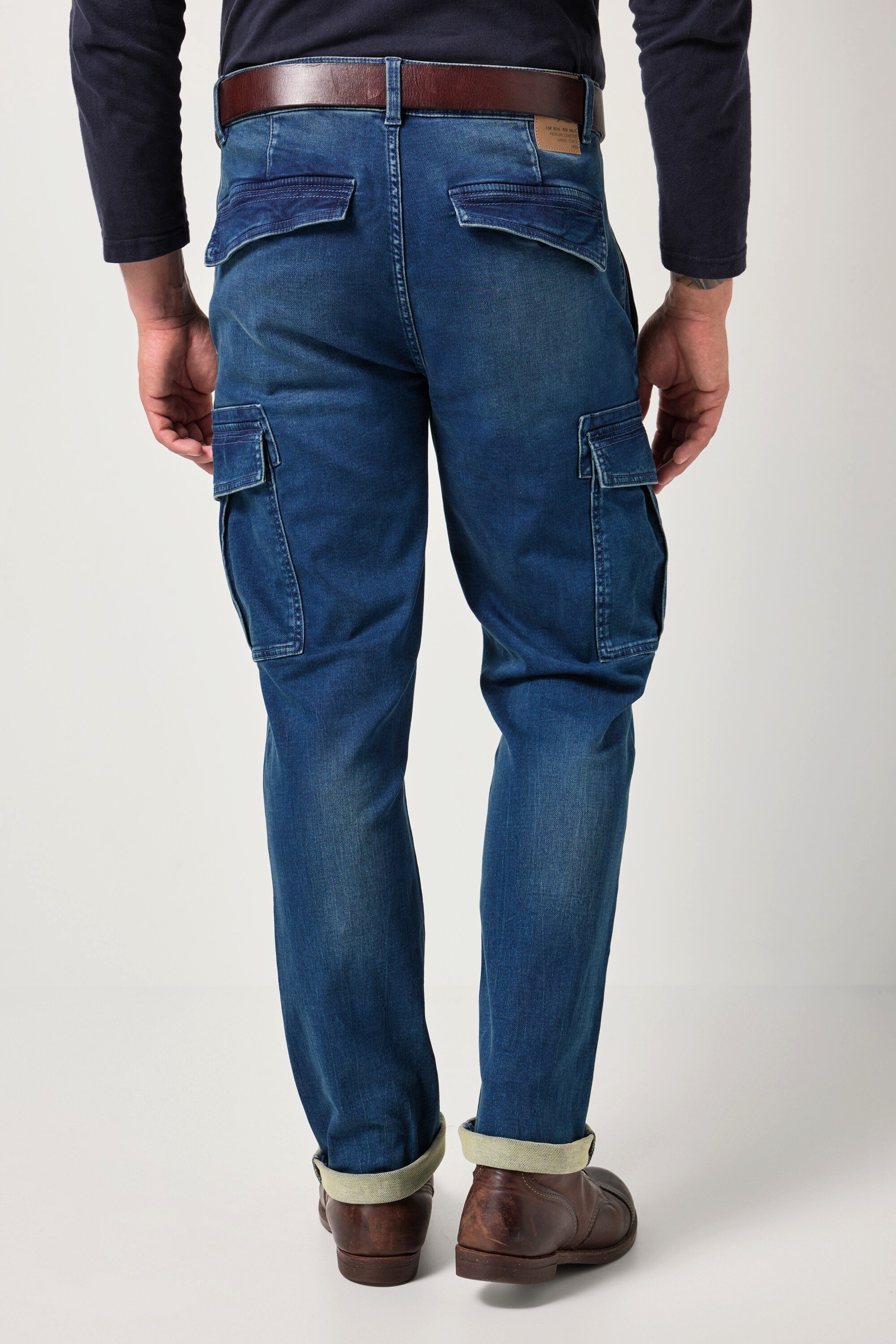 JP1880 5-Pocket-Jeans Cargojeans Denim FLEXNAMIC® Straight Fit