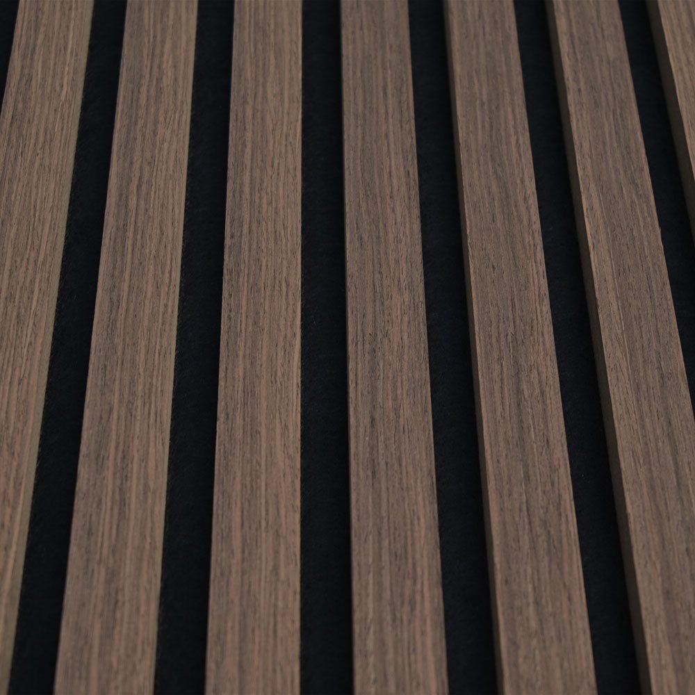 HOME DELUXE Wandpaneel Akustikpaneel / Lamellenwand SONIC, BxL: 40,00x80,00 cm, 0,32 qm, (Schalldämpfend, 1-tlg., Individuell kürzbar und zuschneidbar) Holzwand, Akustik Wand Paneele, Akustik Paneel