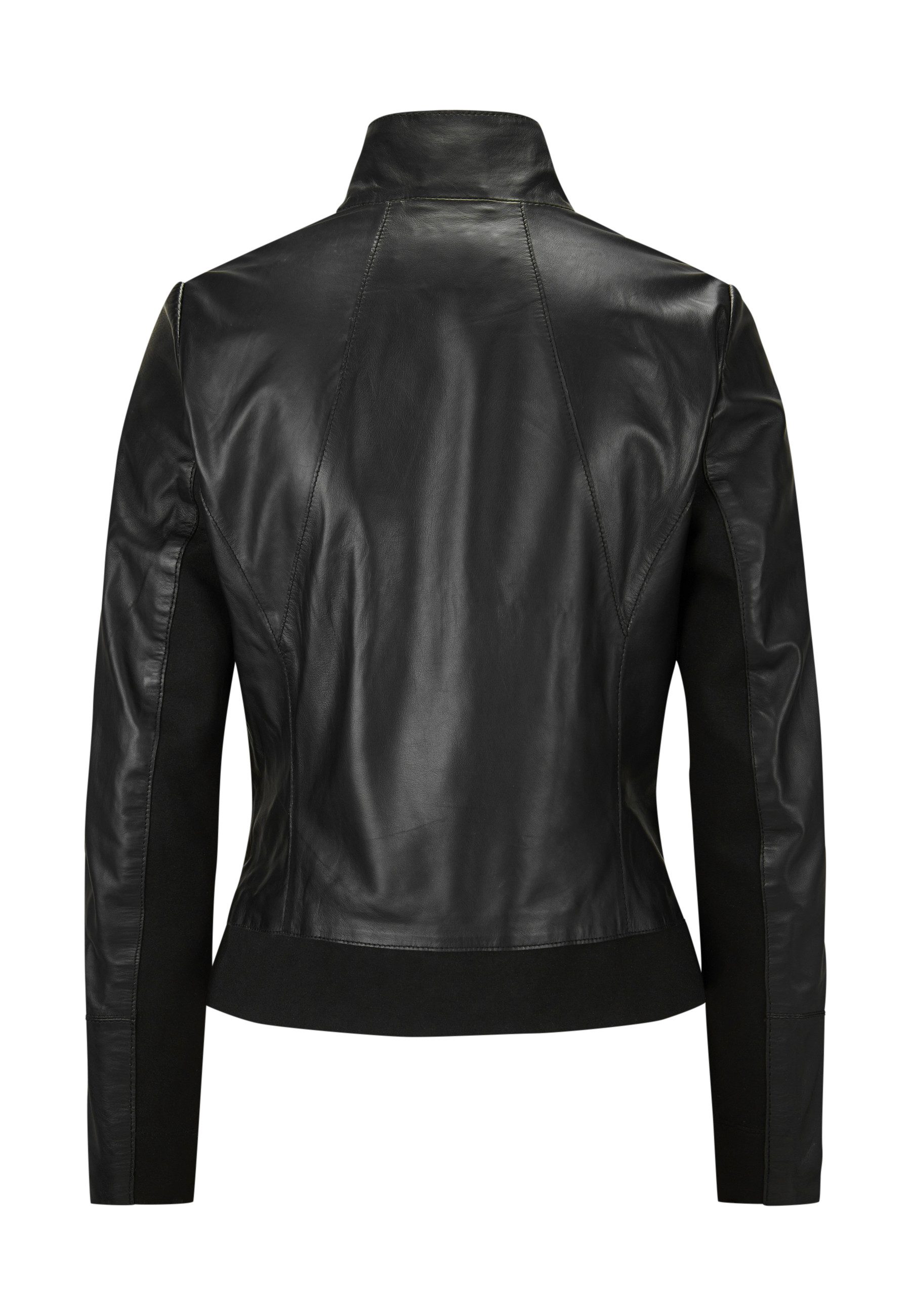 Biker Jacke Milestone Damen Lederjacke Schwarz Milestone Damen