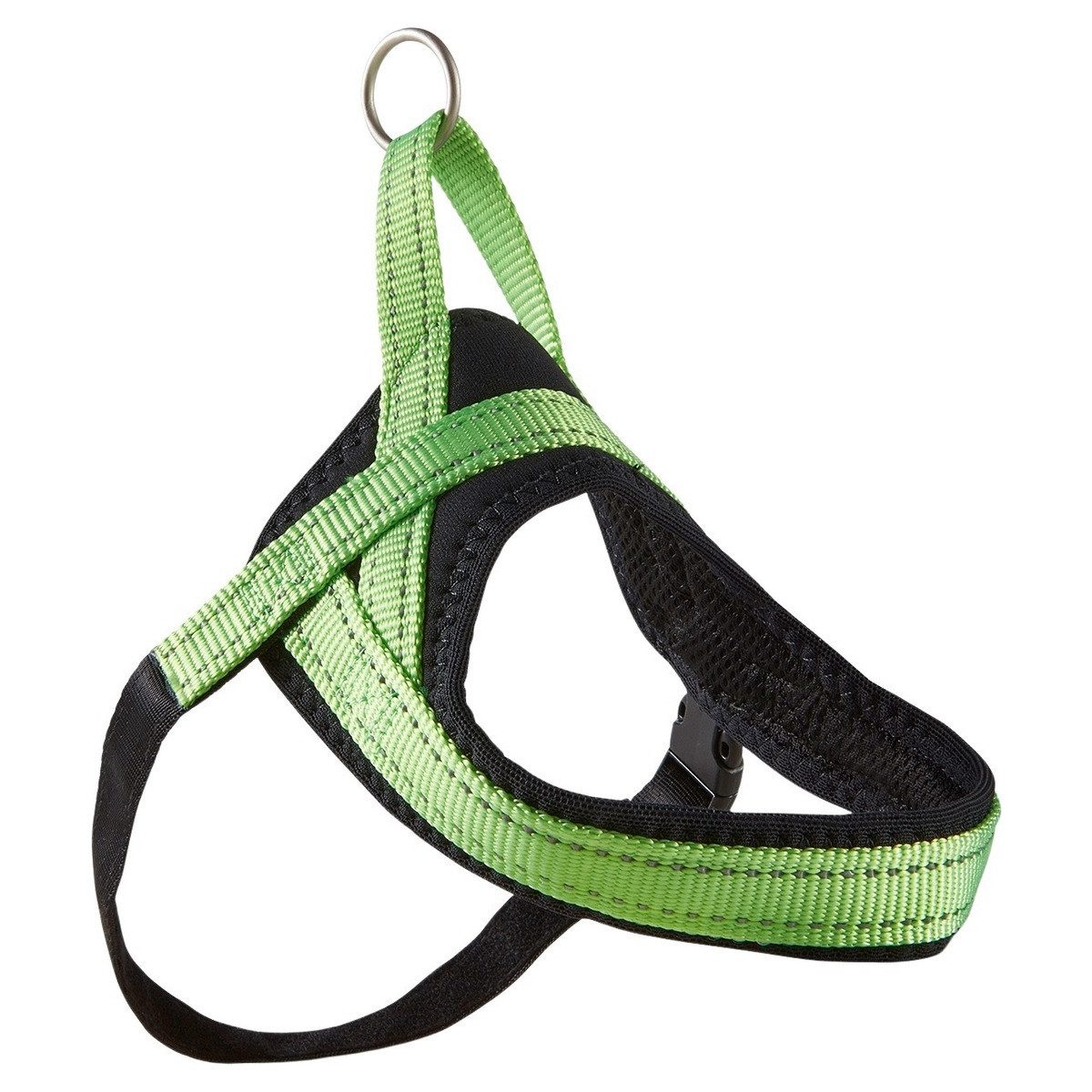 Wolters Hunde-Geschirr Geschirr Soft & Safe reflektierend lime/schwarz