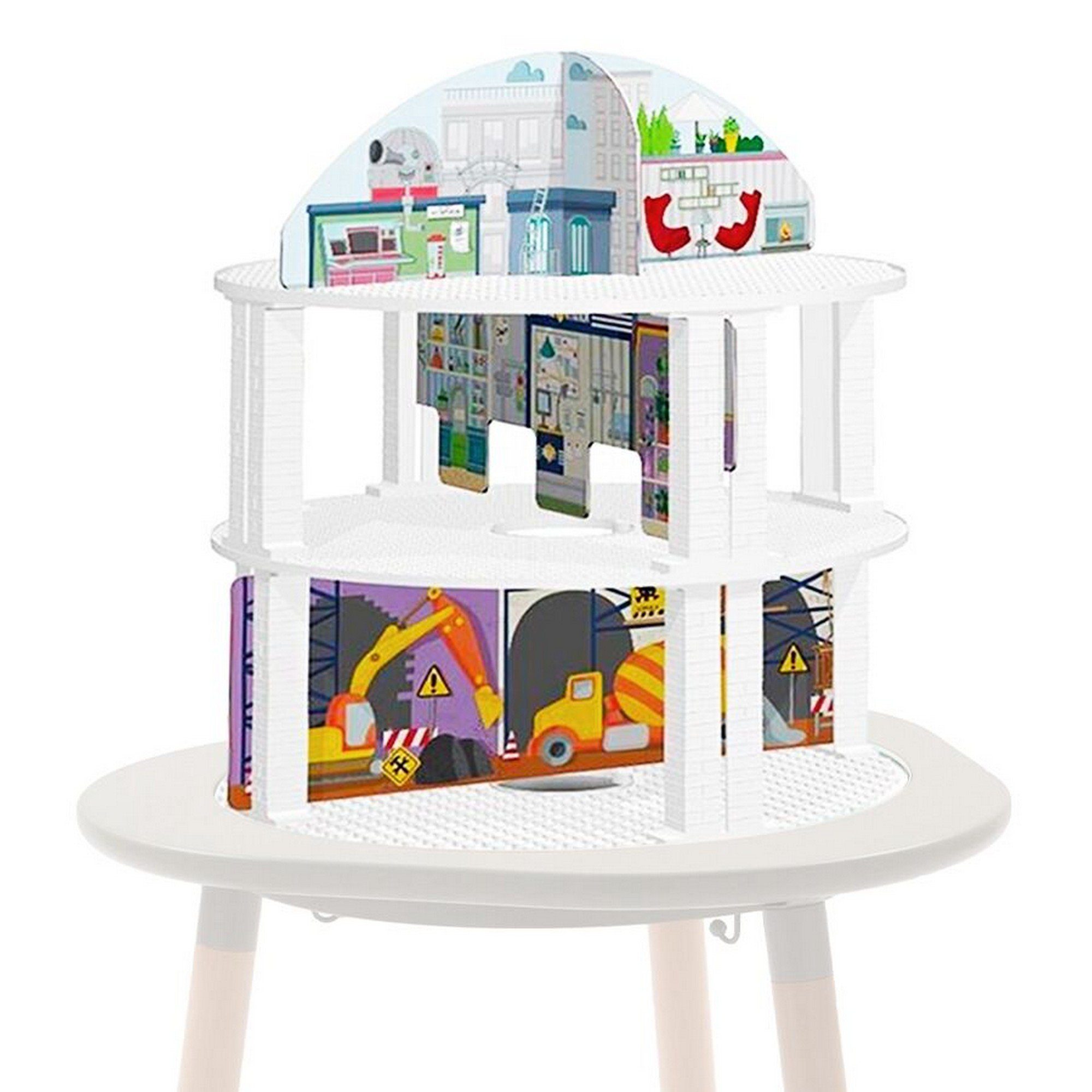 Stokke Spieltisch Stokke® MuTable™ Szenarien passend zum MuTable Spieltisch, Sei kreativ und denk dir eigene Geschichten aus