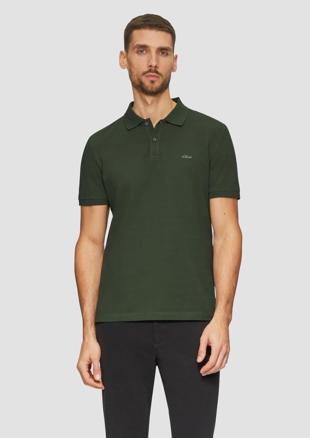 s.Oliver Poloshirt Poloshirt Kragen, Knopfleiste, kurzarm günstig online kaufen