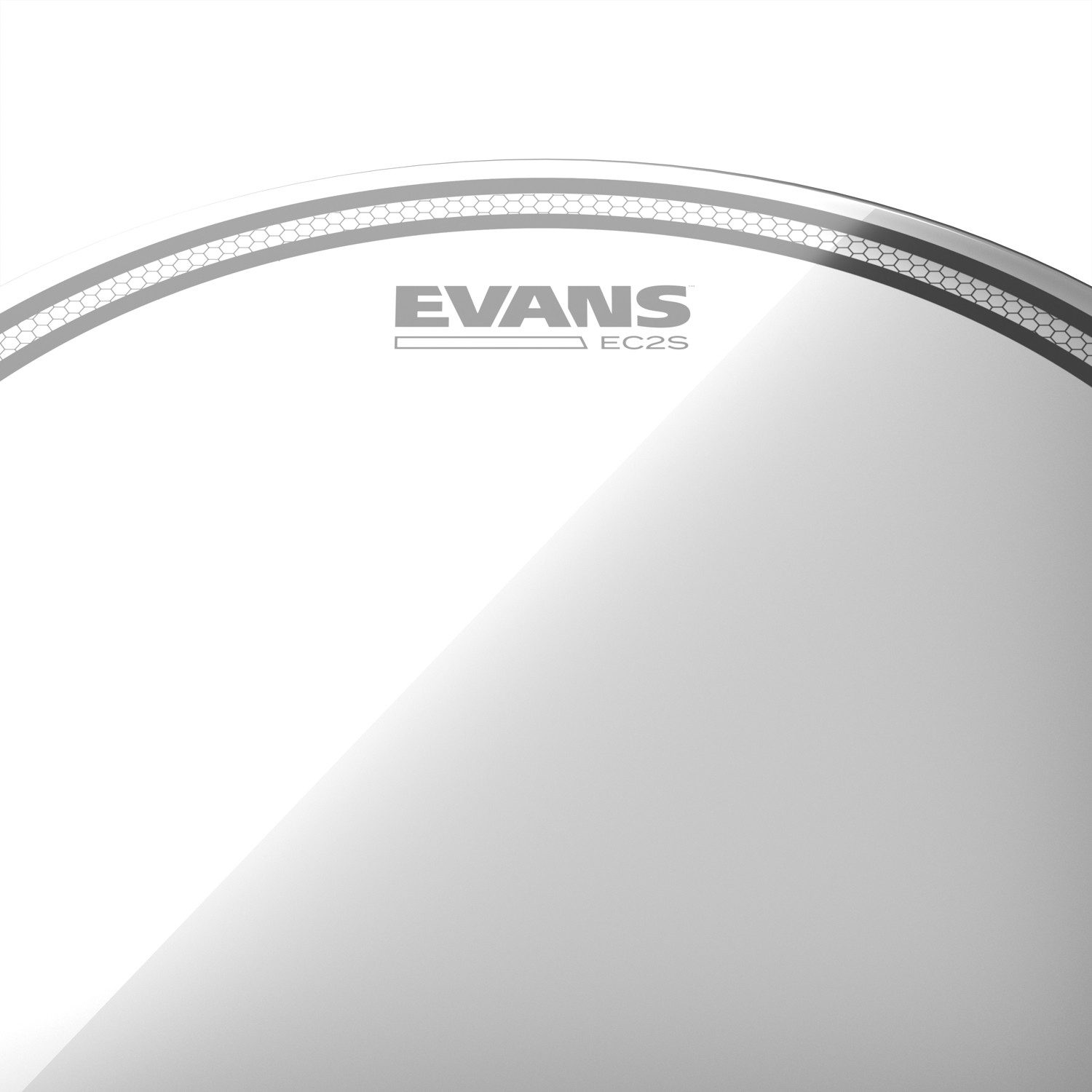 Evans Schlagzeug Evans EC2SCLR-R 10-12-16 Clear Tom Pack Rock mit Damper Pads, Evans Fell-Set