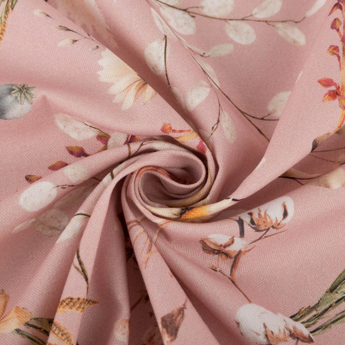 Stoff Dekostoff BW Digital Dried Flower Romance 1,40m Breite, Digitaldruck