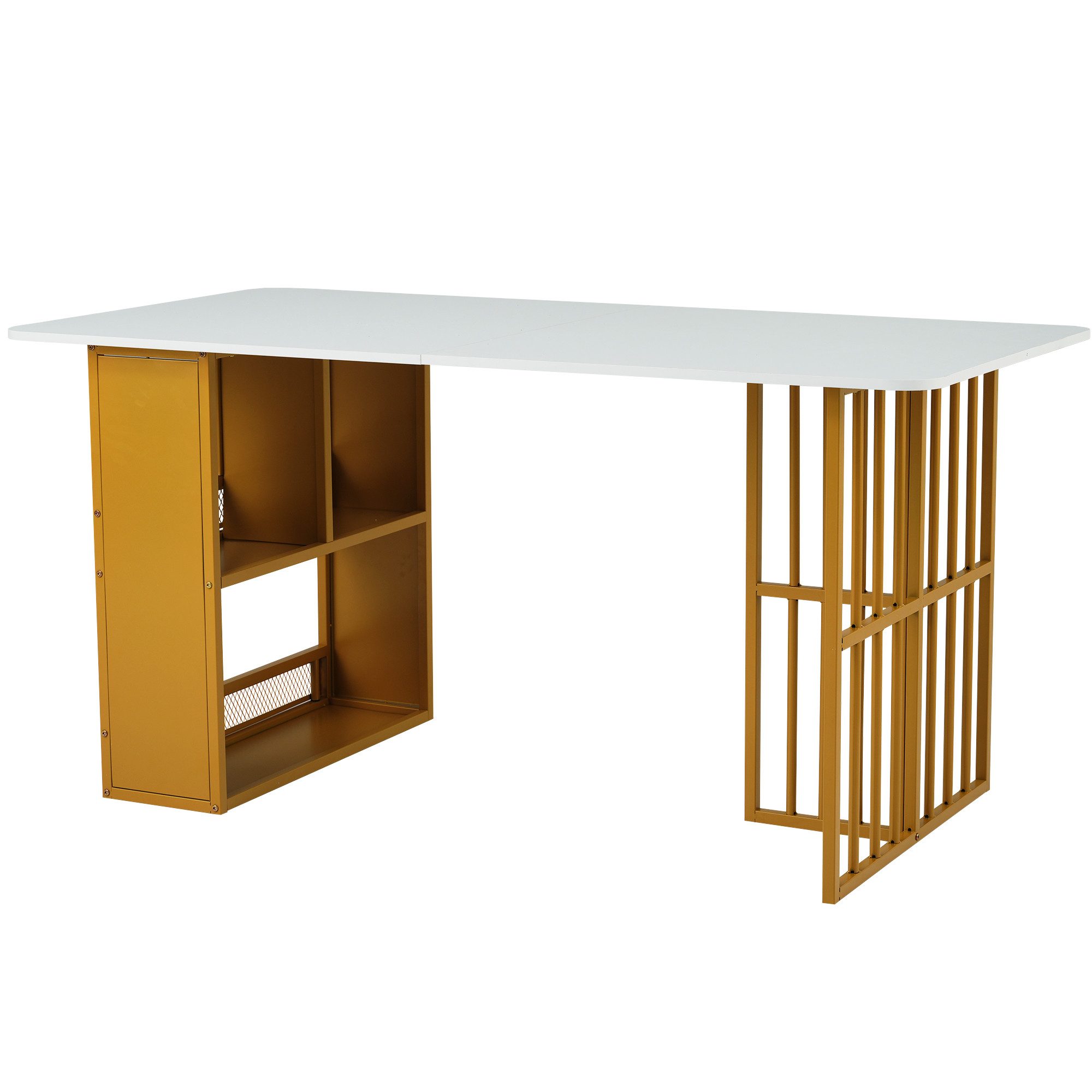 HAUSS SPOLE Essgruppe 160x80x78cm Rechteckiger Esstisch mit Stauraum Modern günstig online kaufen