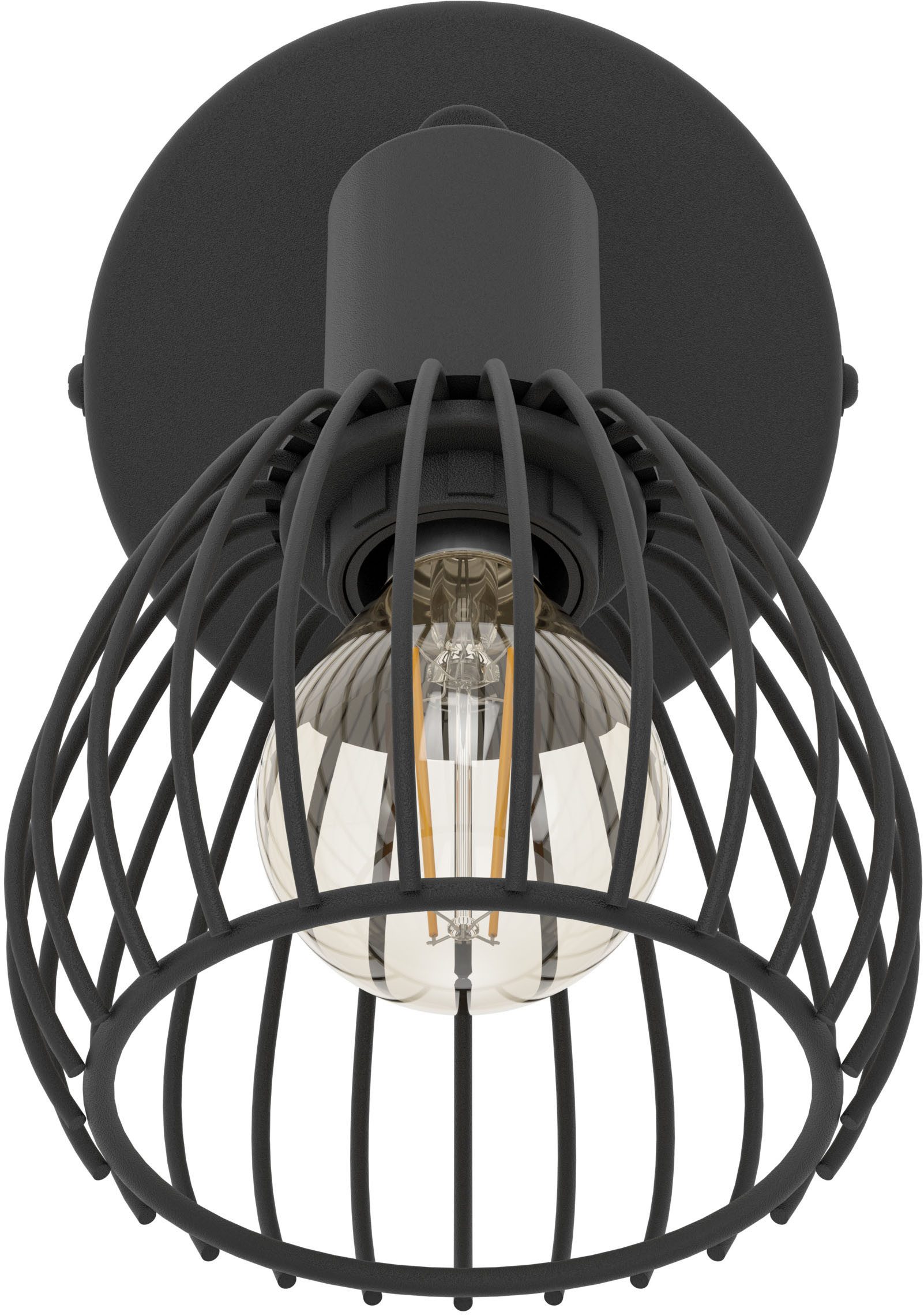 EGLO Deckenspot SONNINO Spotlampe - Stahl - E14 - 1X40W - IP20, ohne Leuchtmittel, Wandleuchte, Wandspot, schwenkbar, Strahler, L9,5 x B9,5 x AL18,5 cm