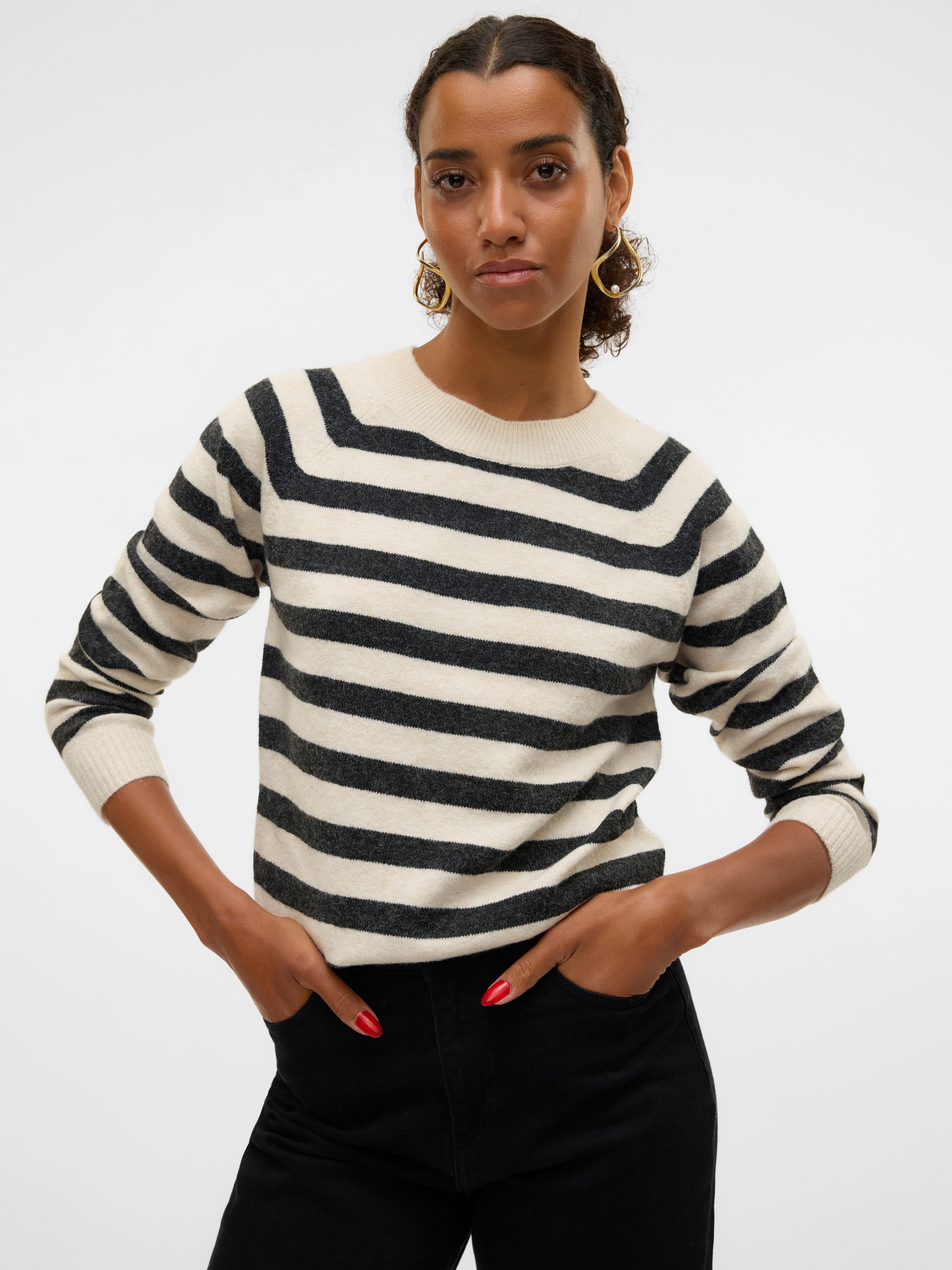 Rundhalspullover VMDOFFY LS O-NECK BLOUSE GA NOOS