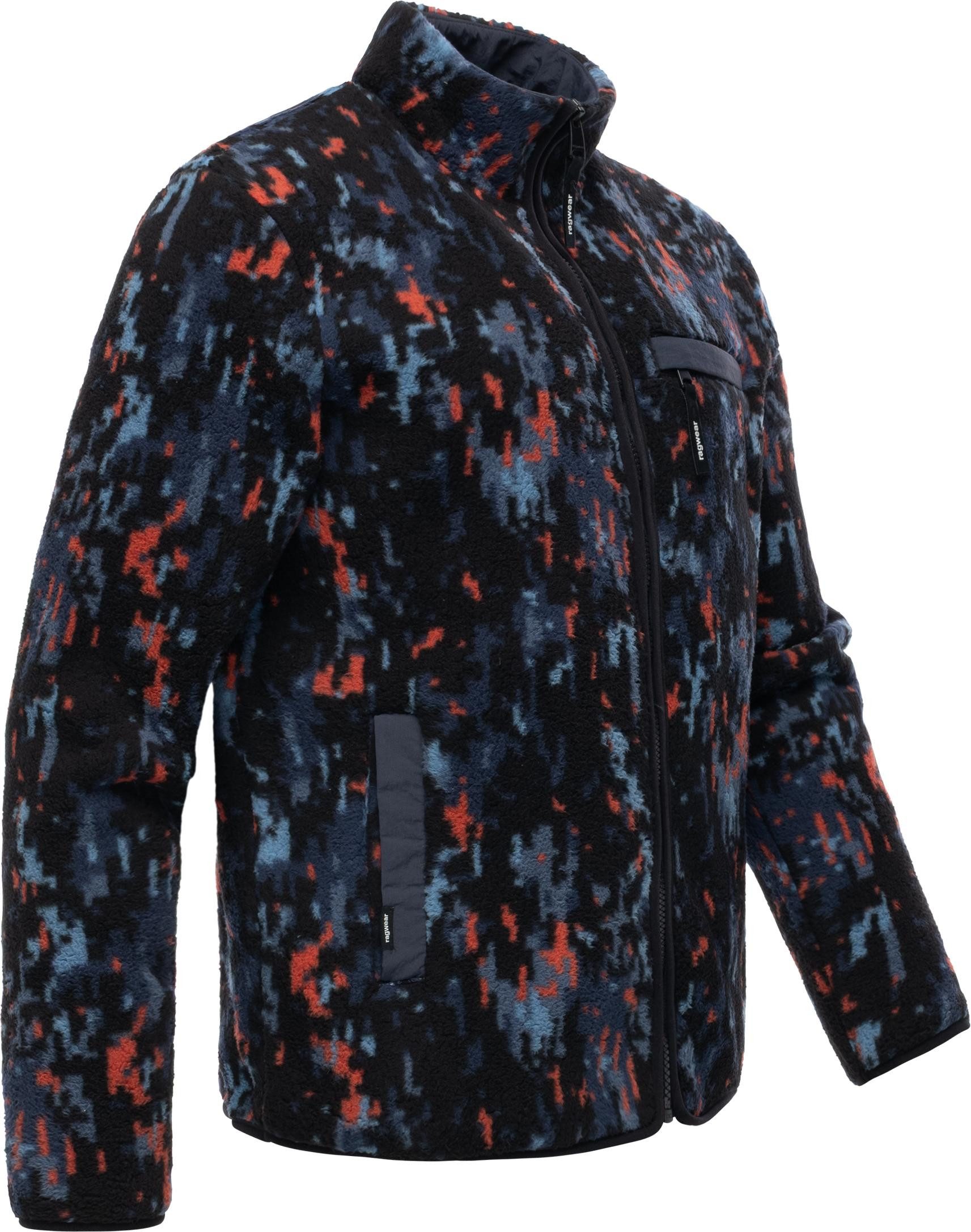 Ragwear Fleecejacke Tawon Print kuschelg warme Herren Plüschjacke günstig online kaufen