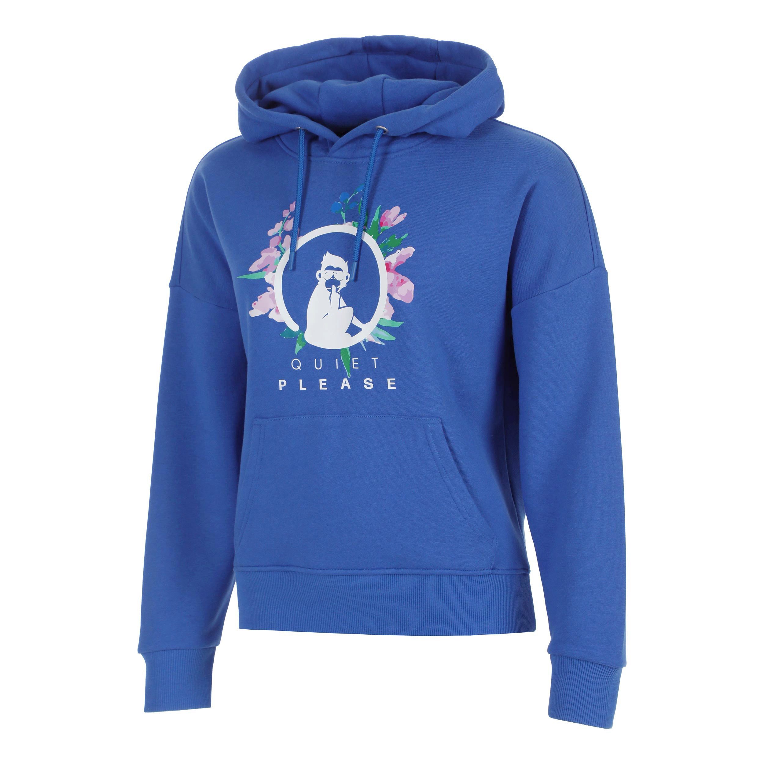 Quiet Please Kapuzensweatshirt Crush Flower Logo