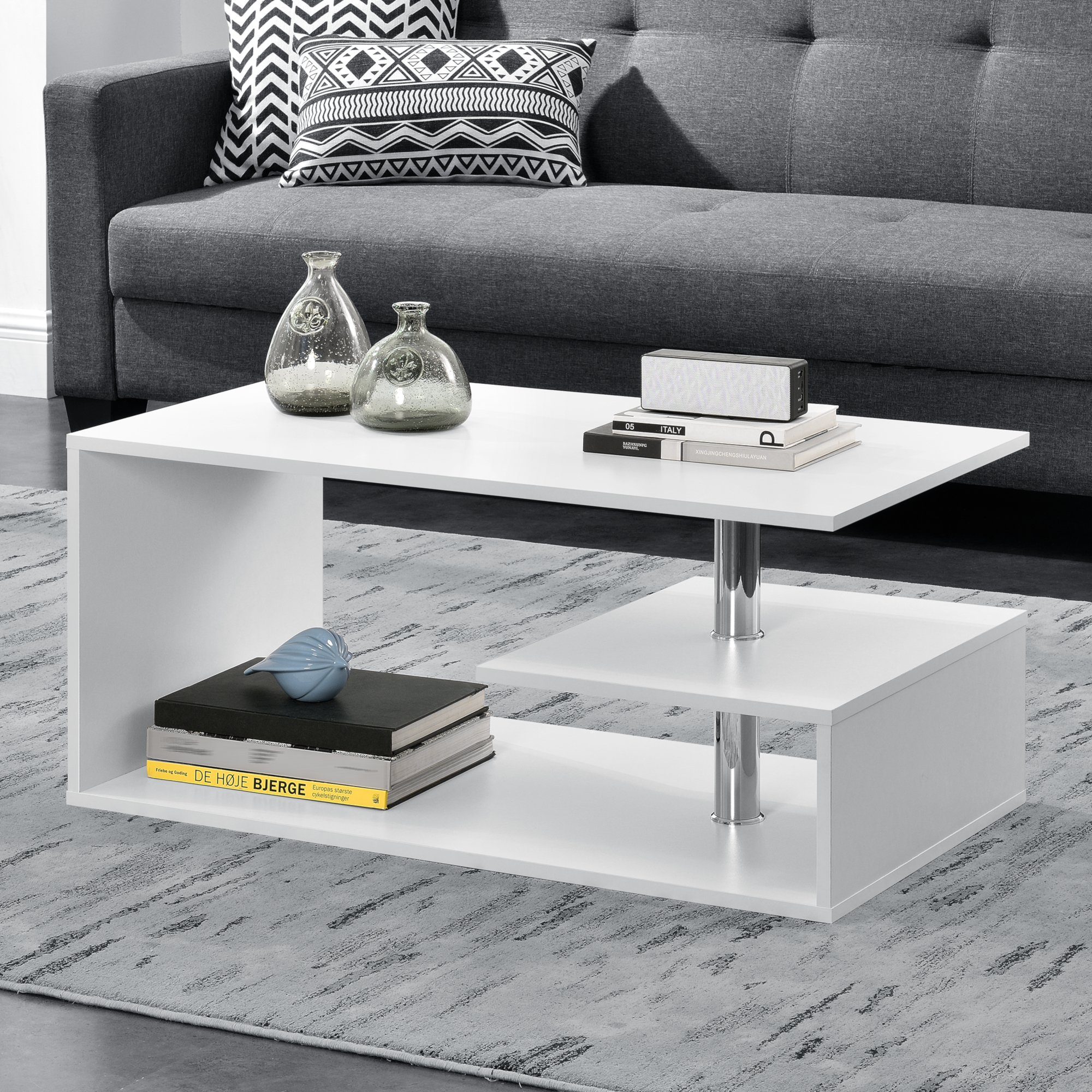 en.casa Couchtisch, »Haarlem« Beistelltisch mit Ablagefach 90x50x41cm weiß online kaufen | OTTO en.casa Couchtisch, »Haarlem« Beistelltisch mit Ablagefach 90x50x41cm weiß online kaufen | OTTO