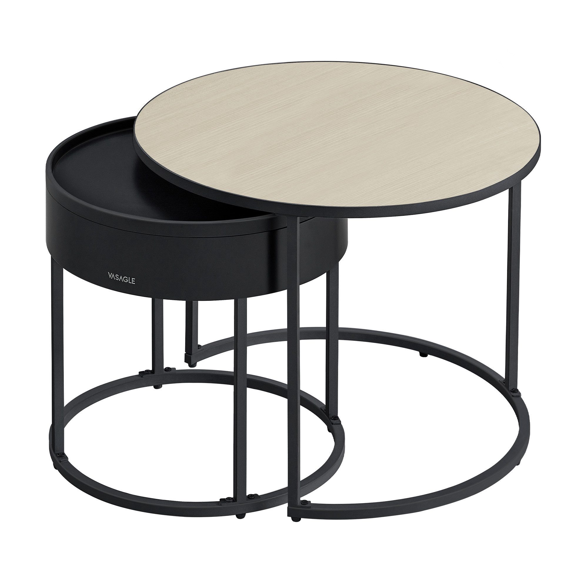 VASAGLE Couchtisch (2er Set), Satztisch für günstig online kaufen