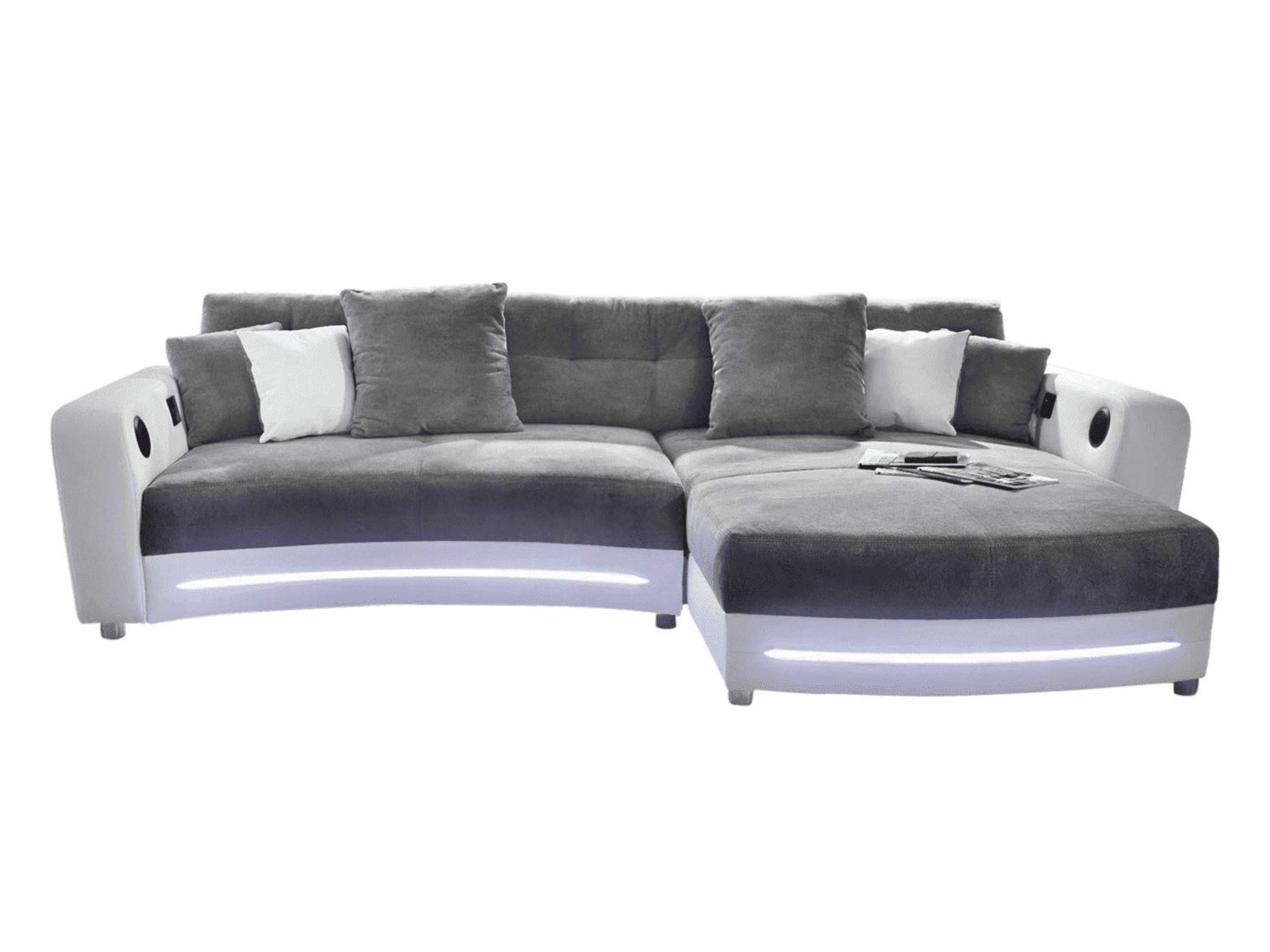 luma-home Loungesofa 15410, Multimedia mit RGB-LED günstig online kaufen
