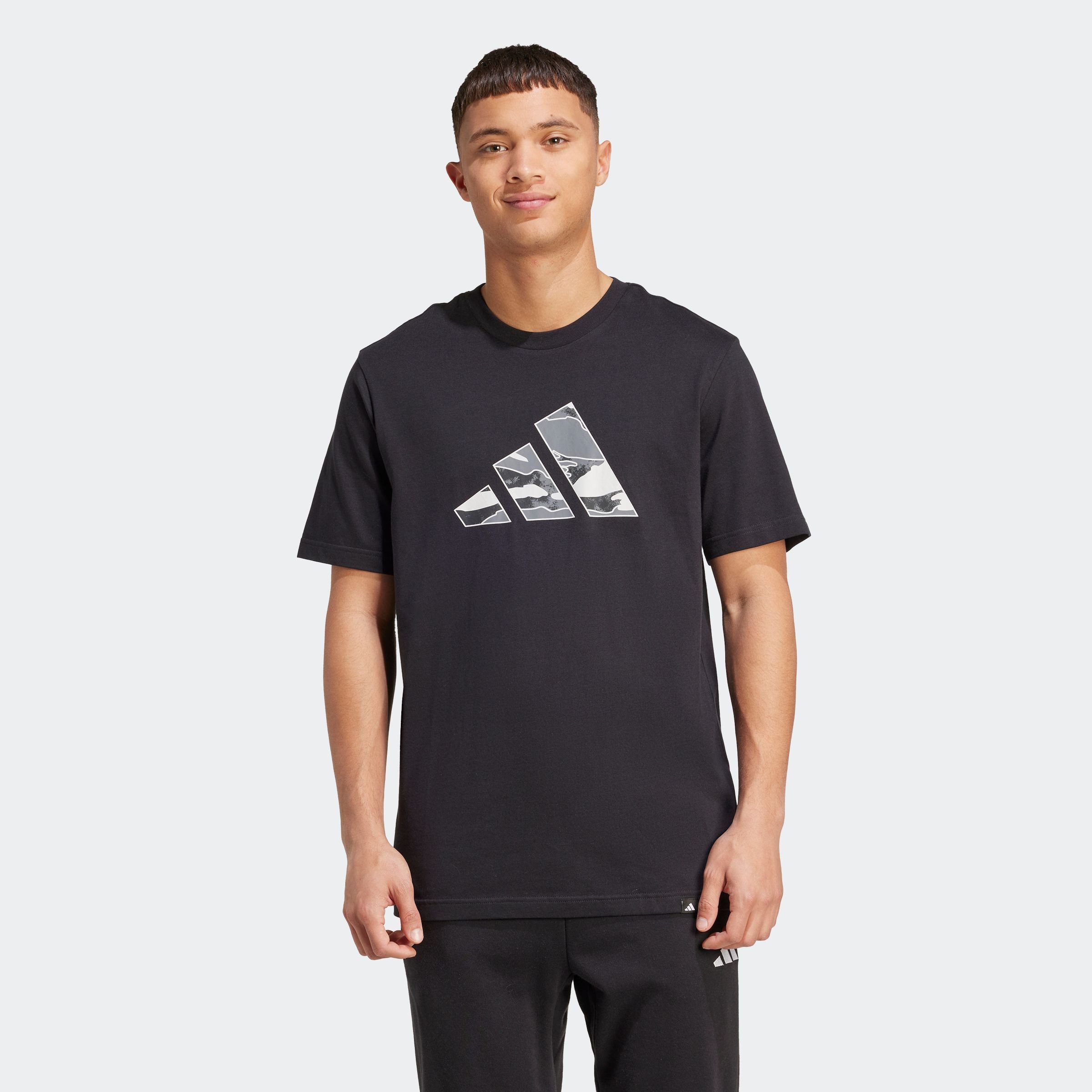 adidas Sportswear T-Shirt M CAMO LOGO T sportlicher Stil, ohne Verschluss, günstig online kaufen