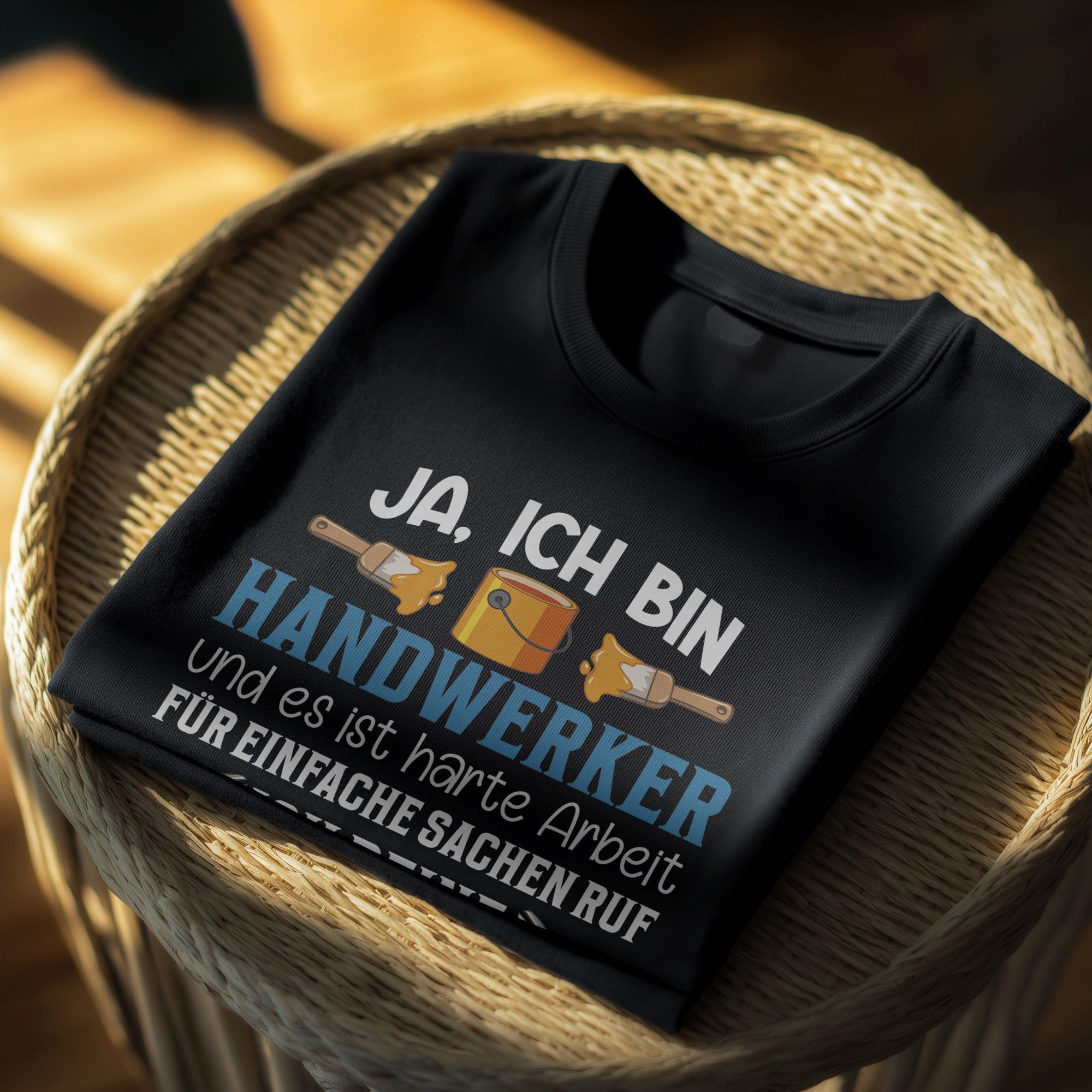 22Feels T-Shirt Handwerker Geschenk Männer Spruch Beruf Ausbildung Abschluss IN DEUTSCHLAND BEDRUCKT