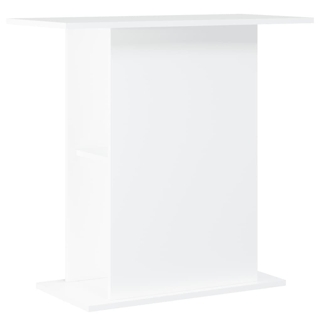 vidaXL Aquariumunterschrank Aquariumständer Weiß 36x75x72,5 cm Spanplatte Aquarium Unterstand Terr
