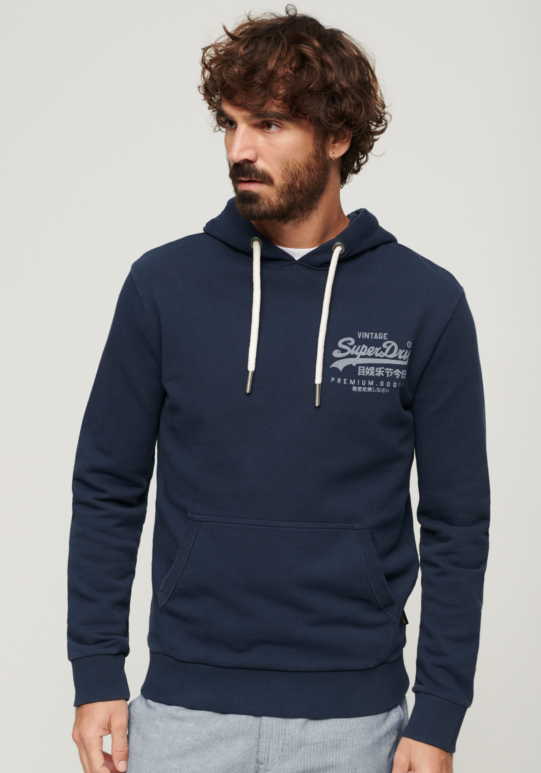 Superdry Kapuzensweatshirt CLASSIC VL HERITAGE CHEST HOOD