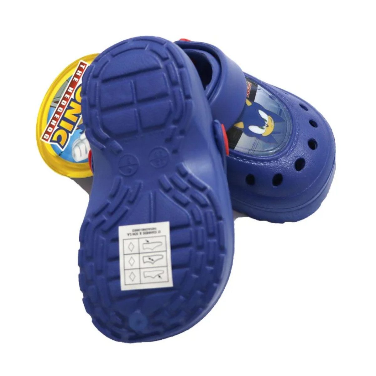 Sonic The Hedgehog Kinder Badeschuhe Hausschuhe Sommer Schuhe leicht bequem Clog (Packung) – Bild 4 von 4