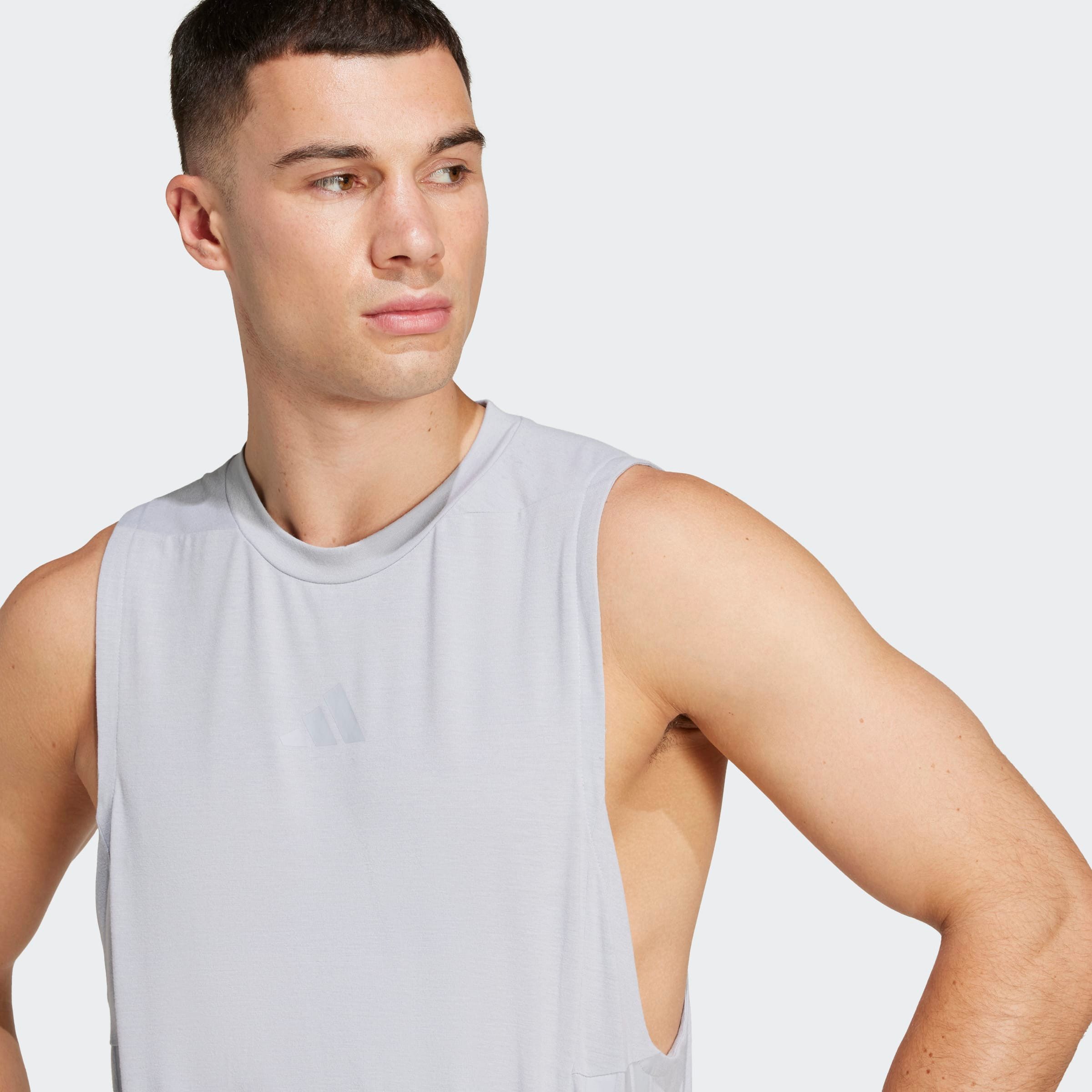 adidas Performance Tanktop D4T 3S TANK mit Rundhalsausschnitt, ohne Verschluss