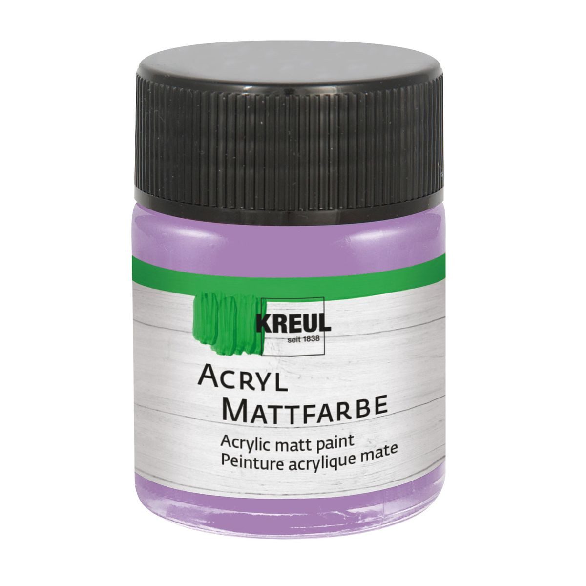 C. KREUL Acrylfarbe KREUL Acryl Mattfarbe flieder 50ml Glas