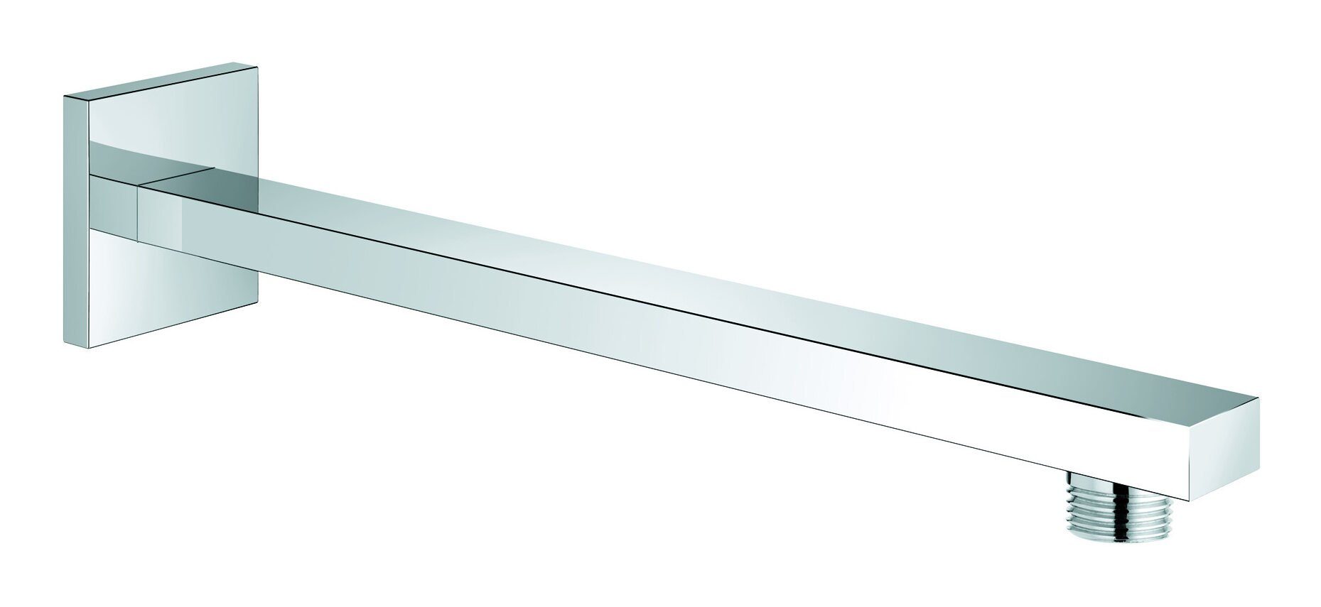 Grohe Brausearm Rainshower, Ausladung 286 mm Rosette eckig - Chrom