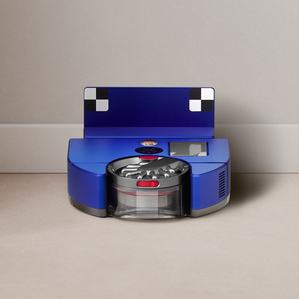 DYSON Saugroboter Dyson 360 Vis Nav™, 360° Kamerasystem, 375 W, beutellos, HEPA-Filter, beutellos, 9,9cm flach