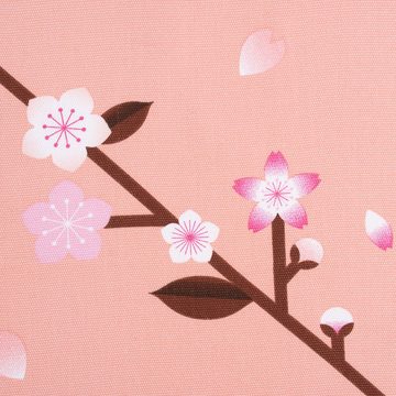 Rico Design Stoff Rico Design Canvas Baumwollstoff Kirschblüten pfirsich rosa 50x140cm