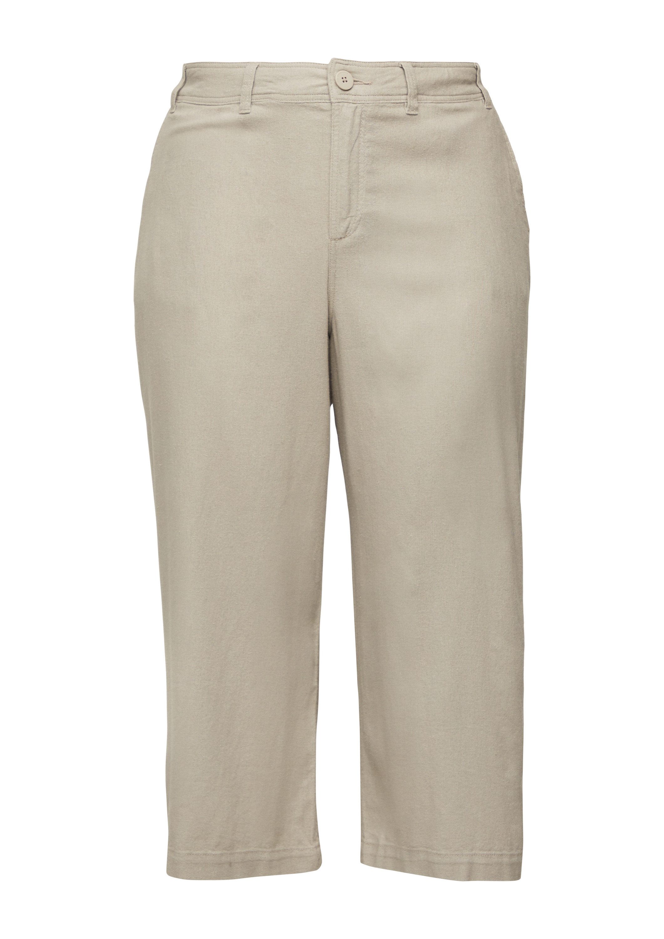 QS Culotte Hose Culotte aus Leinenmix günstig online kaufen