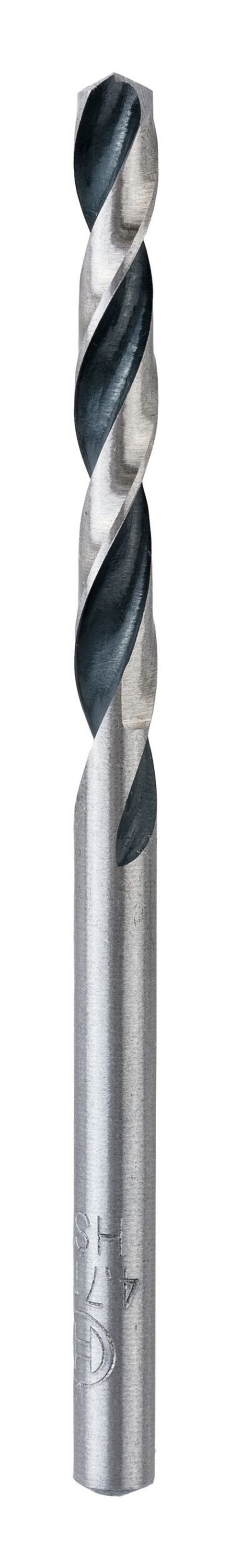 BOSCH Metallbohrer, (10 Stück), HSS PointTeQ (DIN 338) Metallspiralbohrer - 4,7 mm - 10er-Pack
