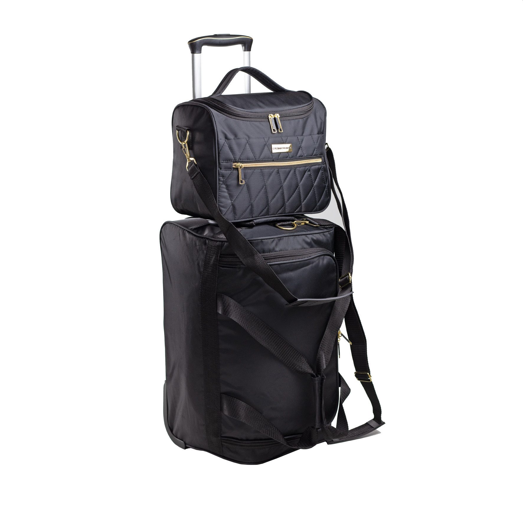 Crosstravel Beautycase Monaco mit Aufsteckfunktion für Reisetasche, Herausnehmbarer Spiegel für schnelle Touch-ups unterwegs – Bild 5 von 5
