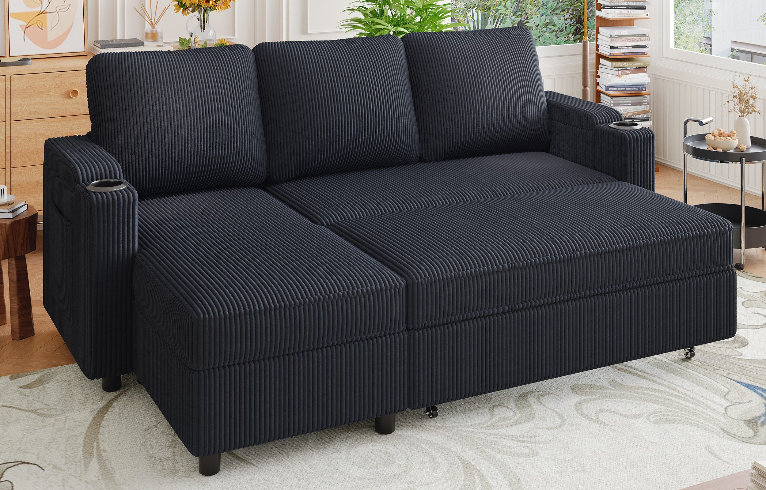 GUNJI Ecksofa L-shaped/U-shaped sofa with storage and sleeping functions günstig online kaufen