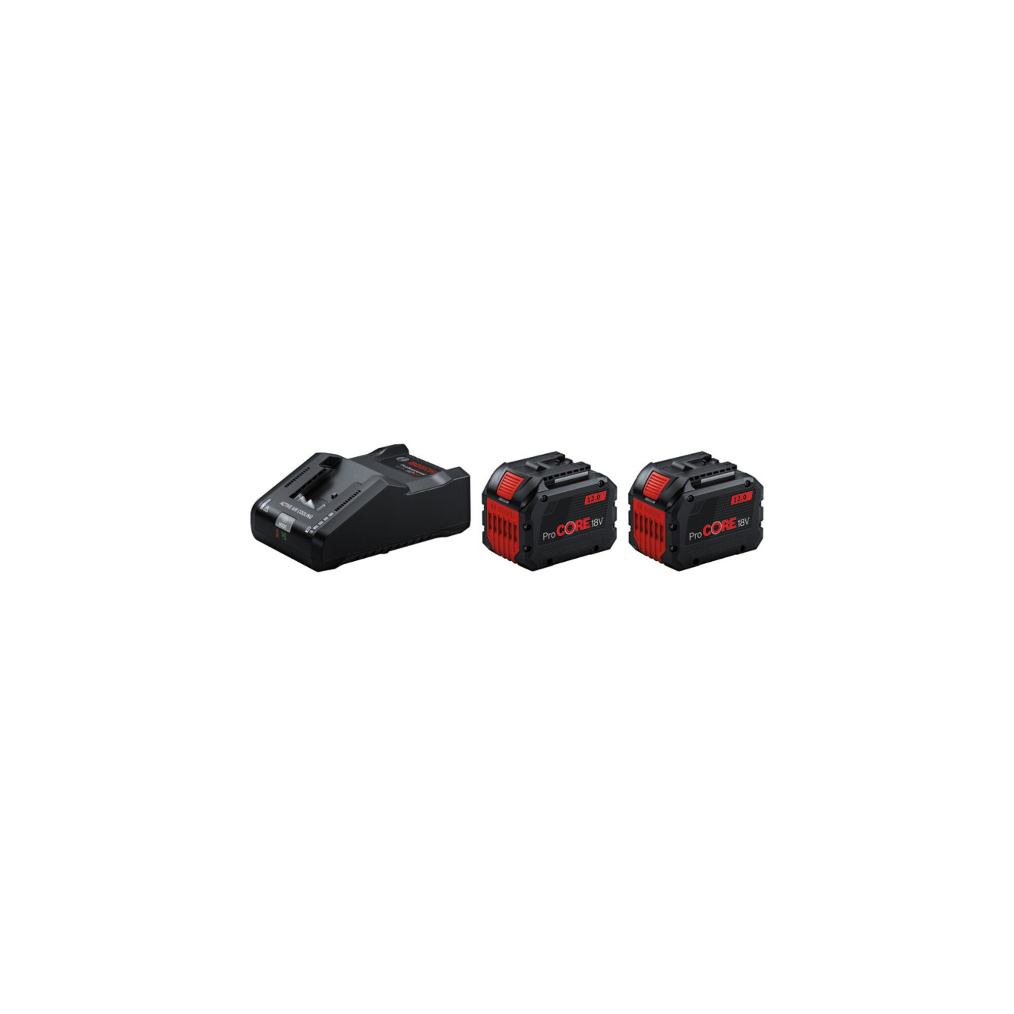 Bosch Professional Bosch Starter-Set 2 x ProCORE18V 12.0Ah + GAL 18V-160