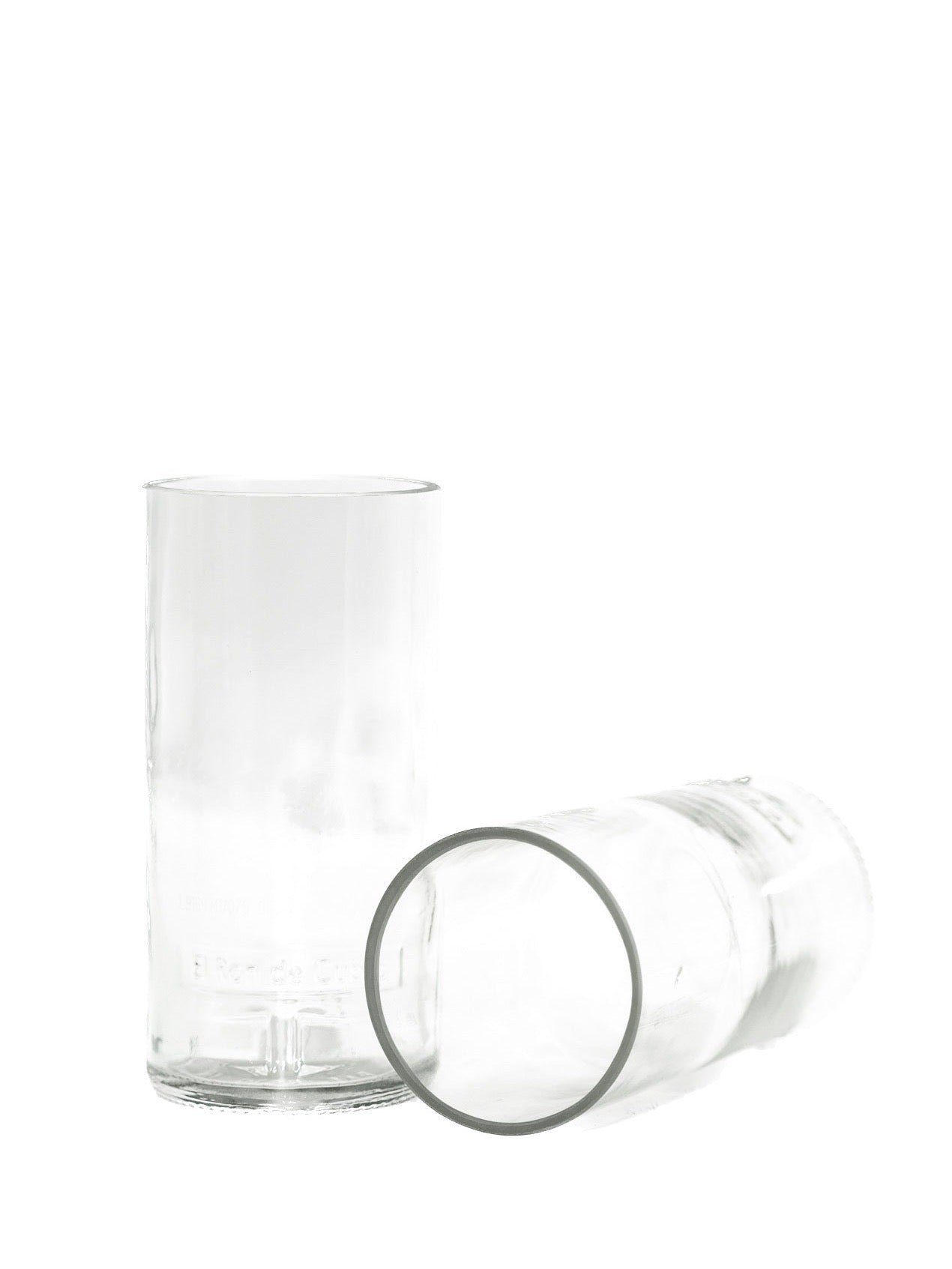MaBe® Dekoobjekt 1 Trink Glas aus der Rumflasche ABVERKAUFSPREIS !