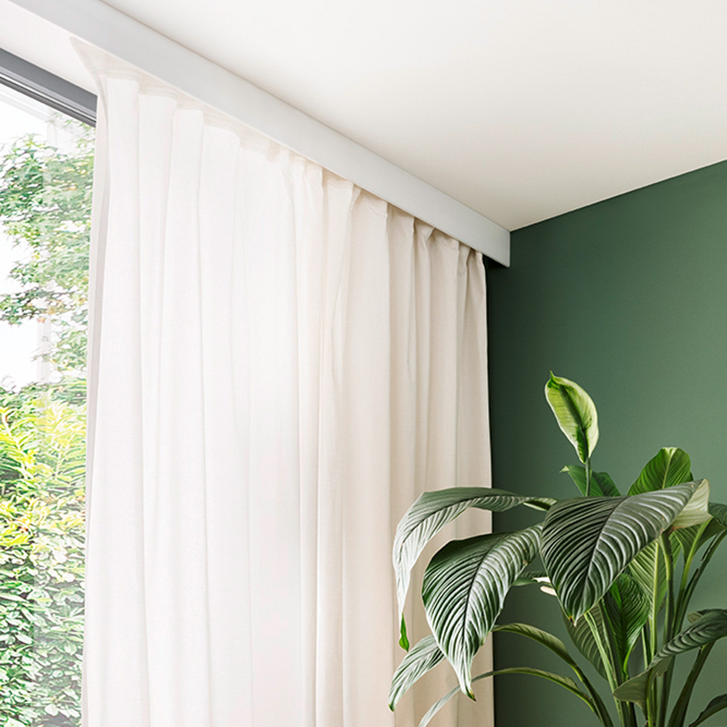 Decosa Zierleiste Gardinenleiste L95 (Sinja) harte Deckenleiste XPS - 5 Stück (10m), Kleben, Polystyrol (Styropor) – Bild 5 von 5