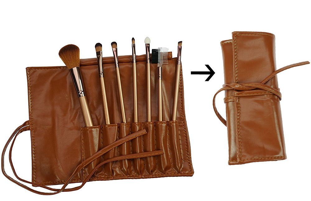 Koskaderm Maskenpinsel 7-teiliges Kosmetik-Pinsel Set mit Pinselset mit Tasche, Kosmetex