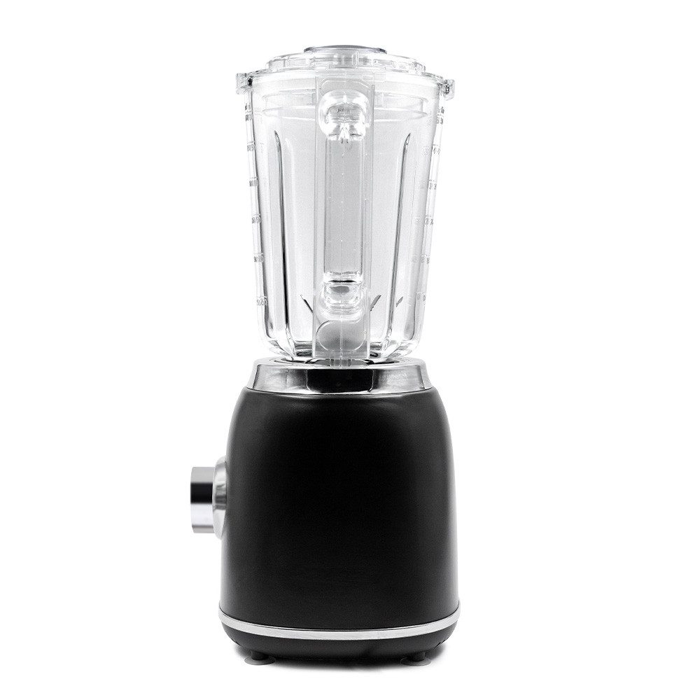 HOME DELUXE Standmixer GRANDE - Matt Schwarz, 800 W, Mixer mit 1,5l, 4 Edelst. Klingen, Smoothie Maker