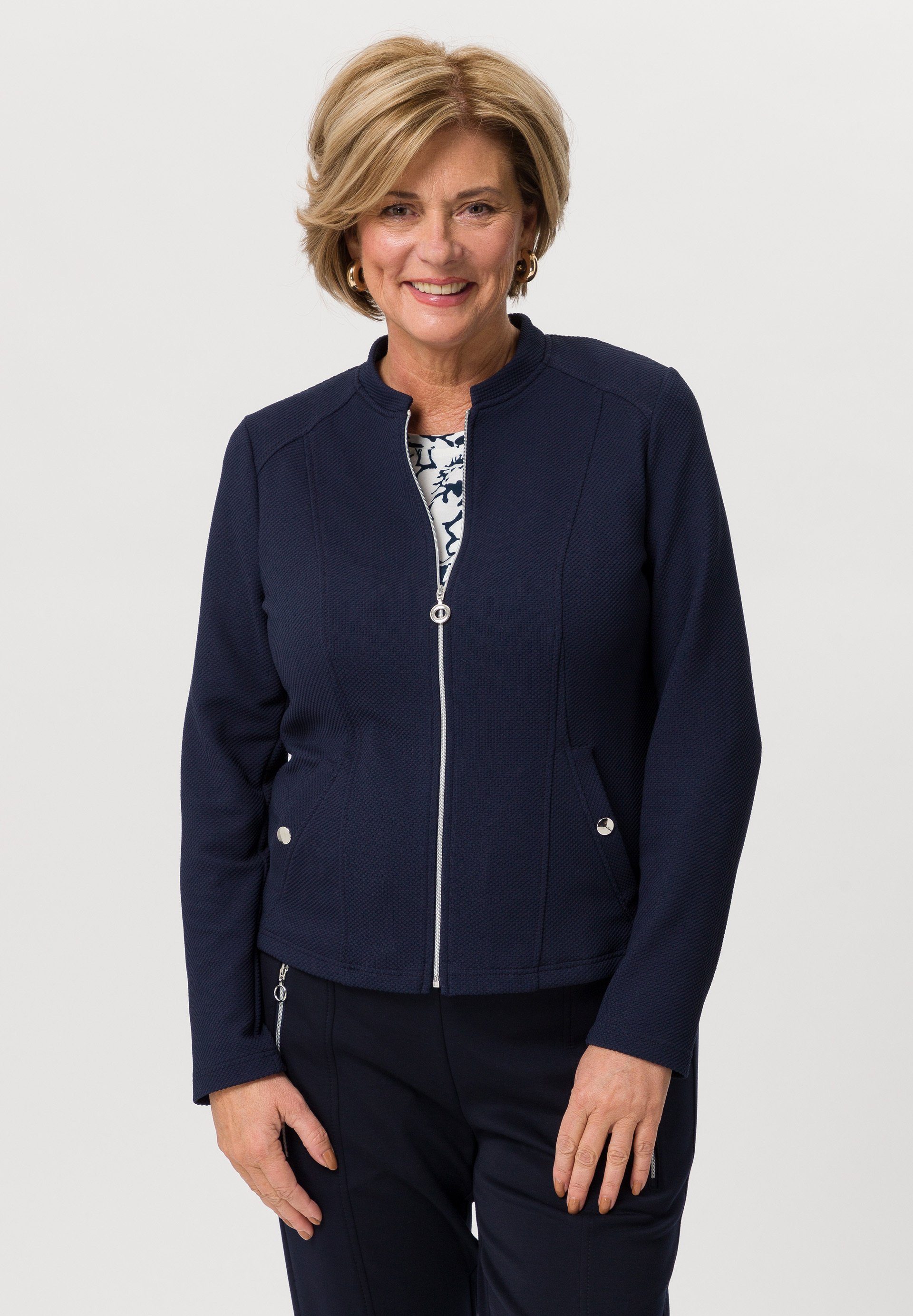 FRANK WALDER Sommerjacke aus Jersey mit günstig online kaufen