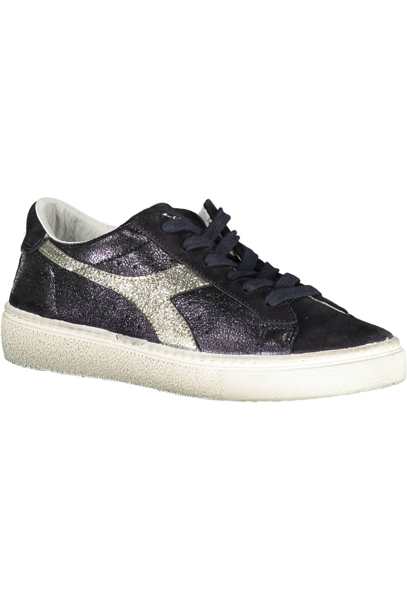 Diadora Sneaker Damen-Sportschuh Schwarz mit Kontrastdetails und