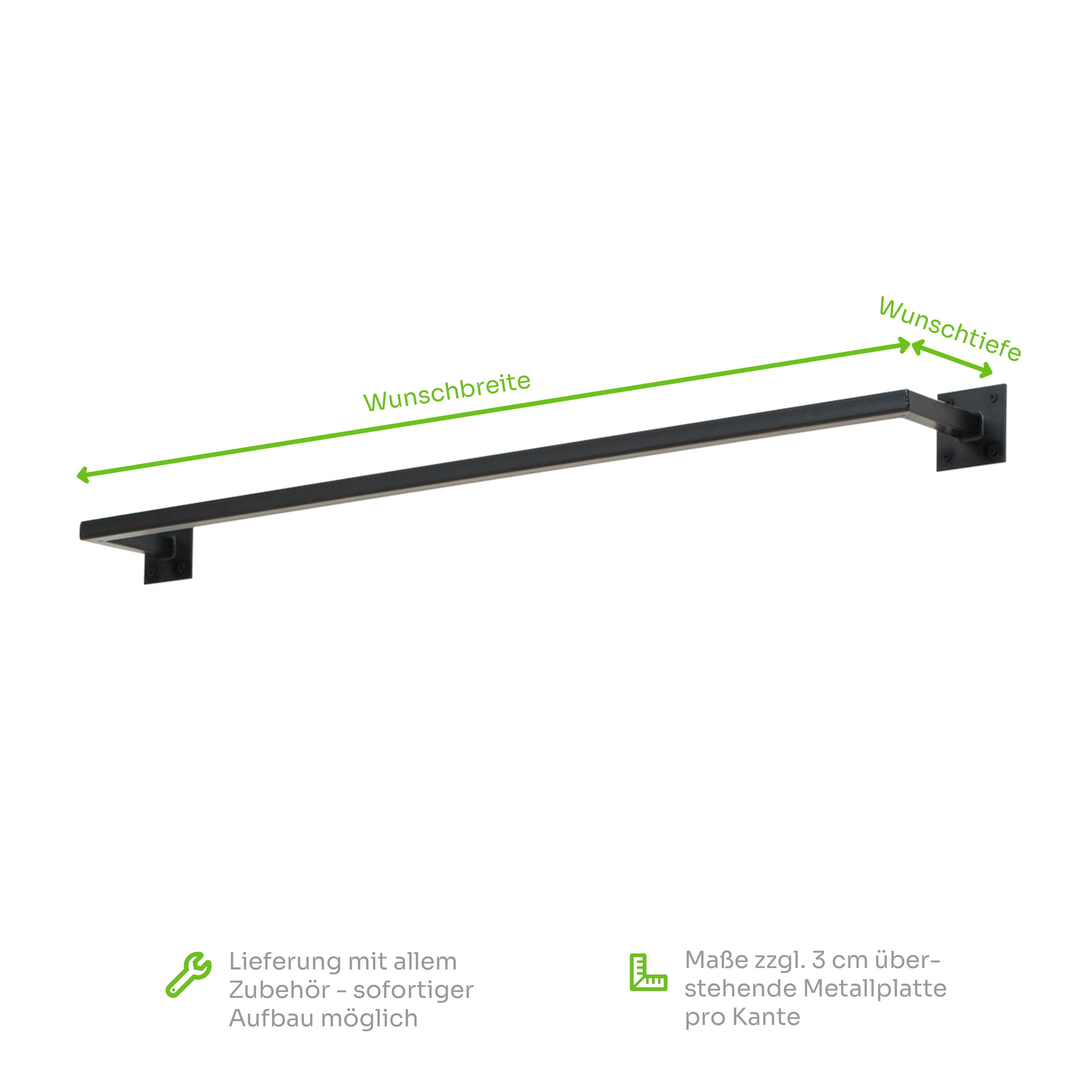 various - Industrial Design Möbel Kleiderstange Kleiderstange SIMPLE LINE Industrie-Design schwarz, div. Größen, div. Größen