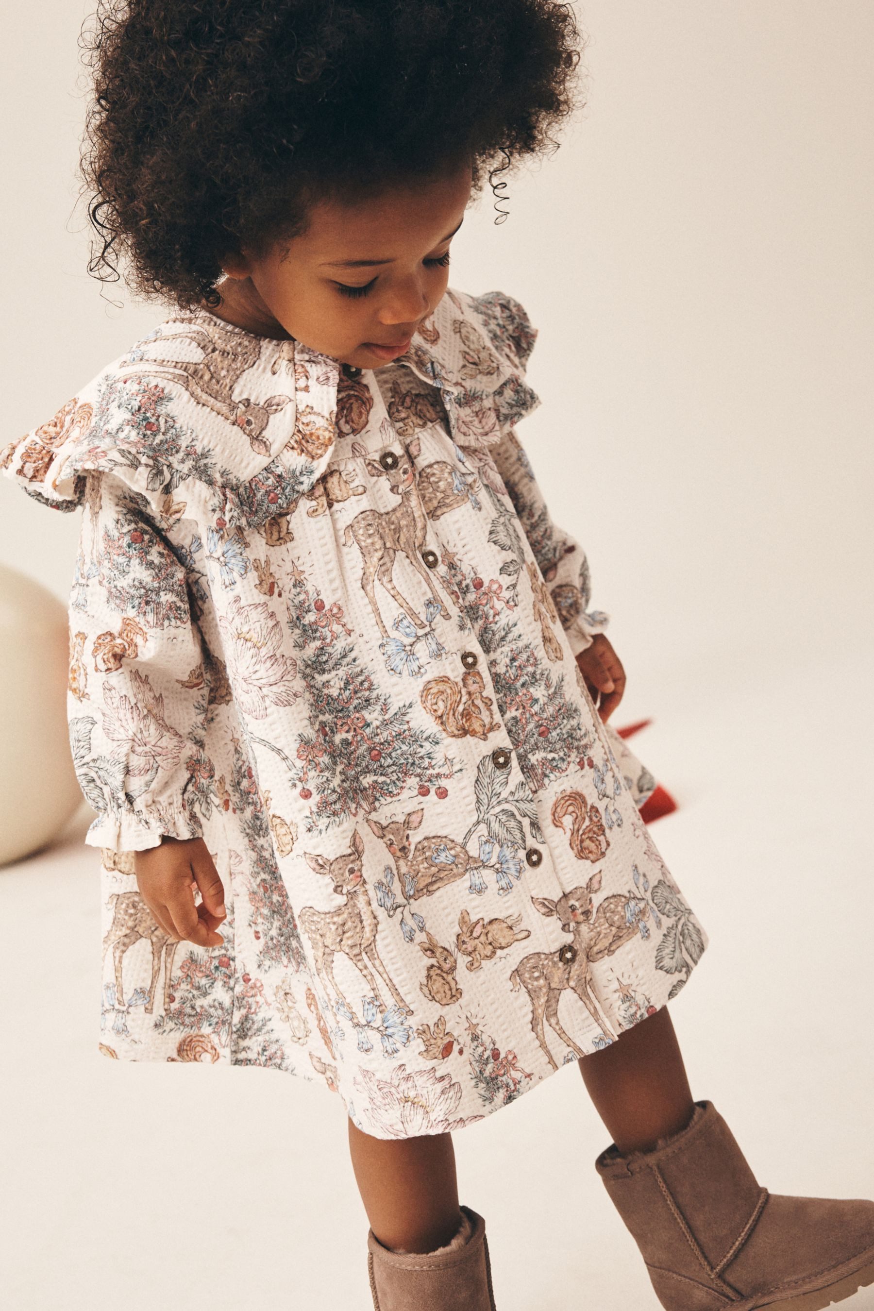 Next Jerseykleid Langarmkleid mit Kragen (1-tlg)