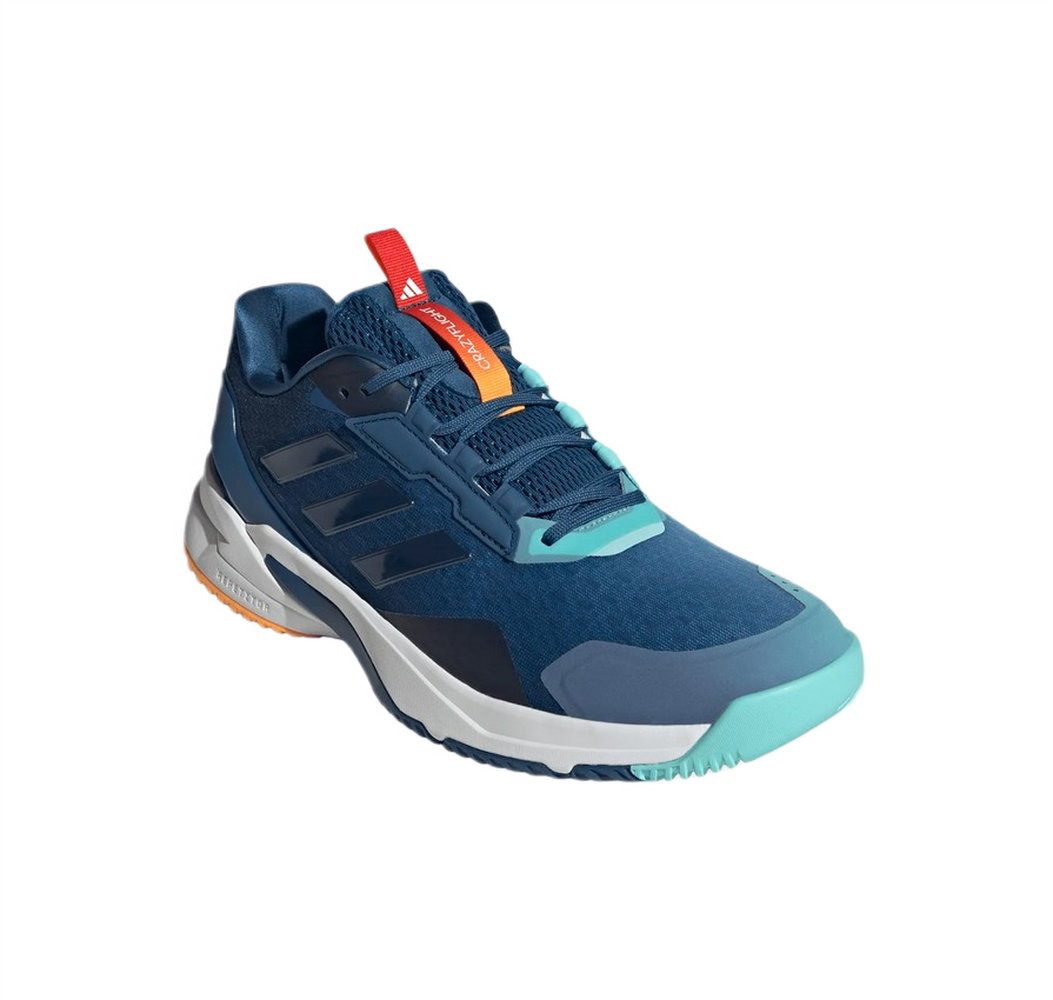 adidas Performance Hallen-Indoorschuhe CrazyFlight 6 dunkelblau/aqua/weiss Herren Badmintonschuh